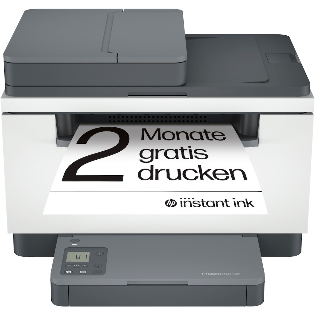 HP Multifunktionsdrucker »LaserJet MFP M234sdn«, 2 Monate gratis Drucken mit HP Instant Ink inklusive