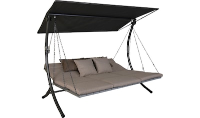 Hollywoodschaukel »Luxus Smart sand«, BxTxH: 210x145x160 cm