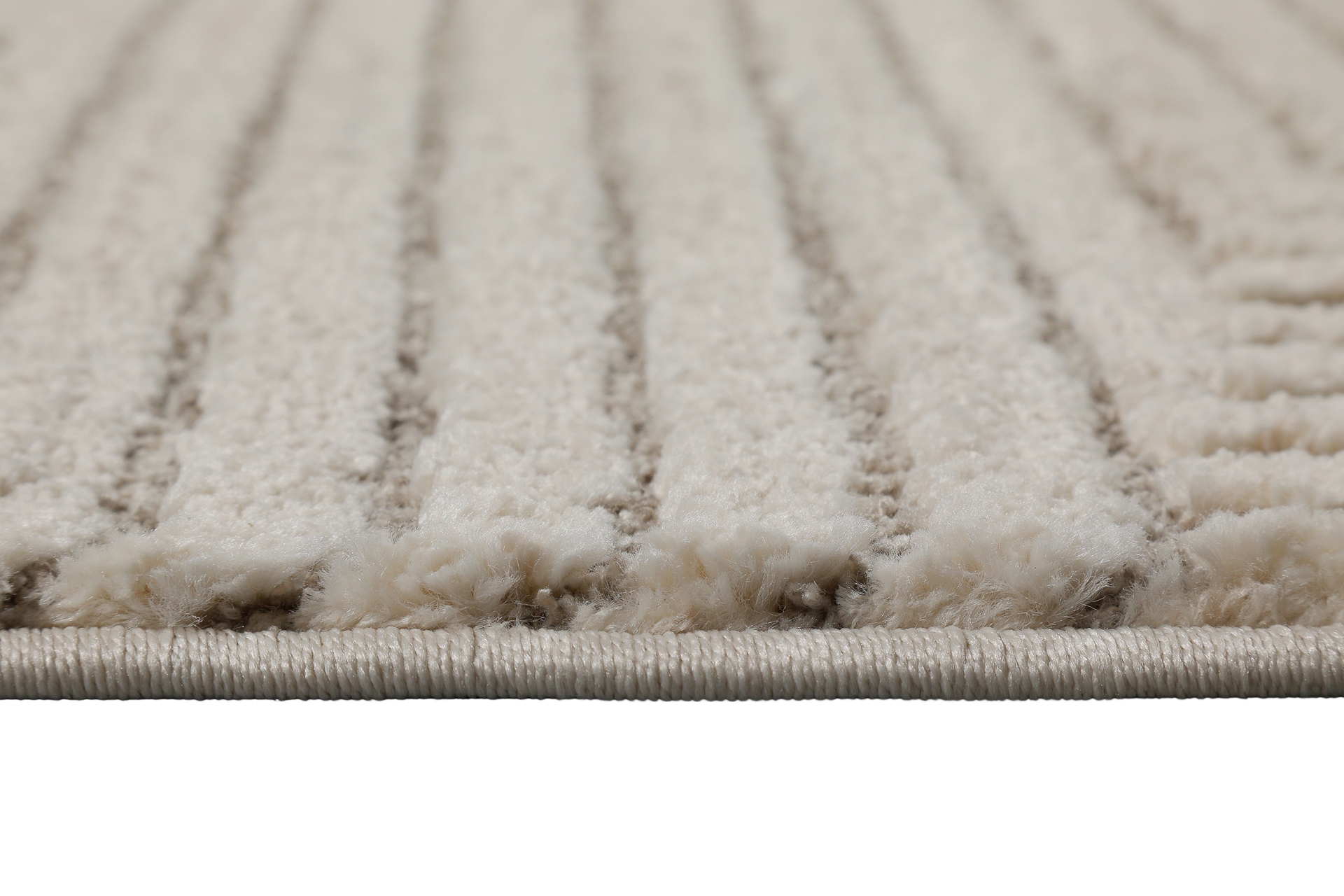 Wecon home Teppich »Mats«, rechteckig, 18 mm Höhe, Gewebt, Hoch-Tief, pflegeleicht, Retro Design, Scandi, Wohnzimmer