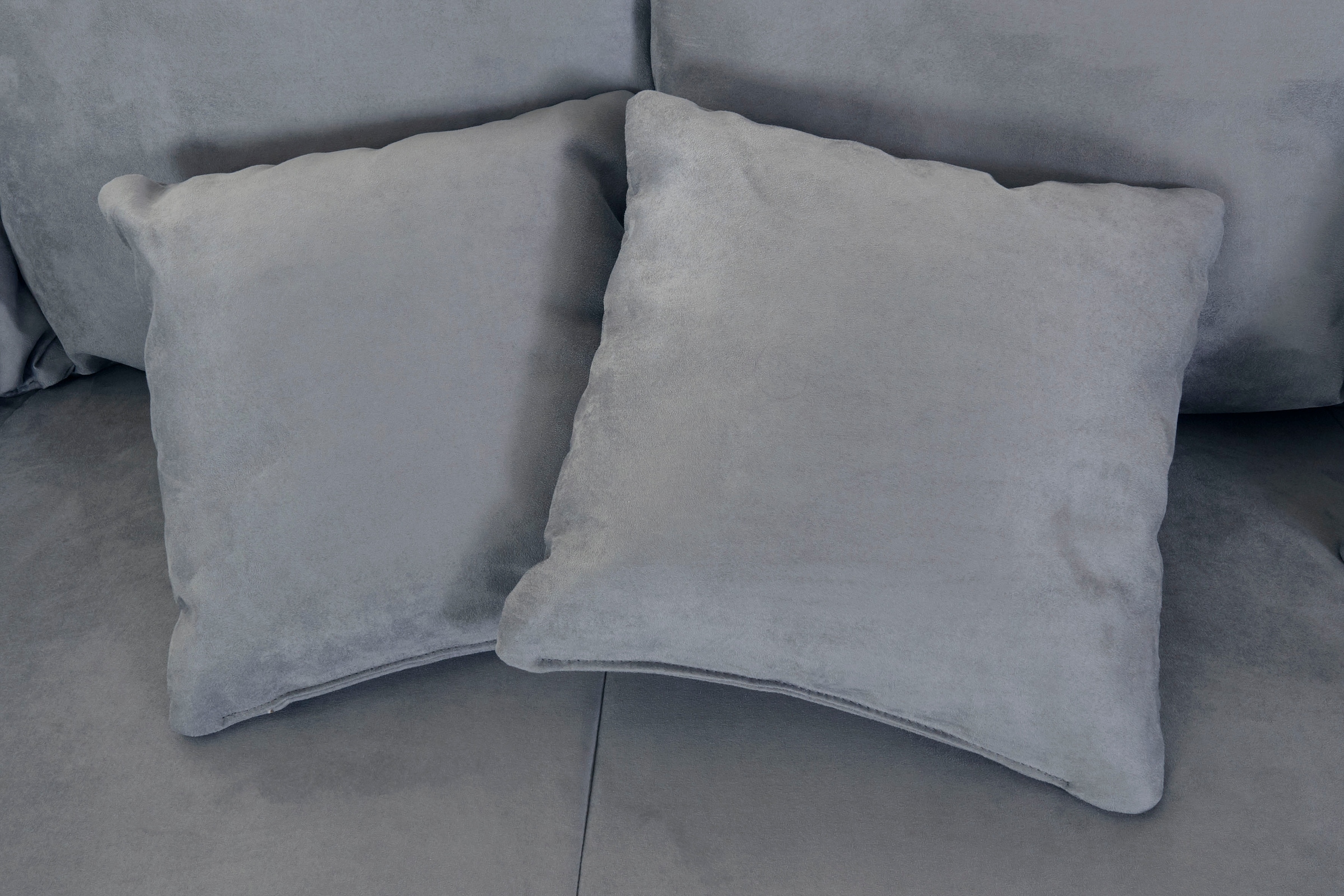 COTTA Big-Sofa »Aruba, B. 238cm, bequemer Sitzkomfort durch Wellenfedern,  Mattenoptik« gemütliches Megasofa in XXL in organischer Form mit vielen Kissen
