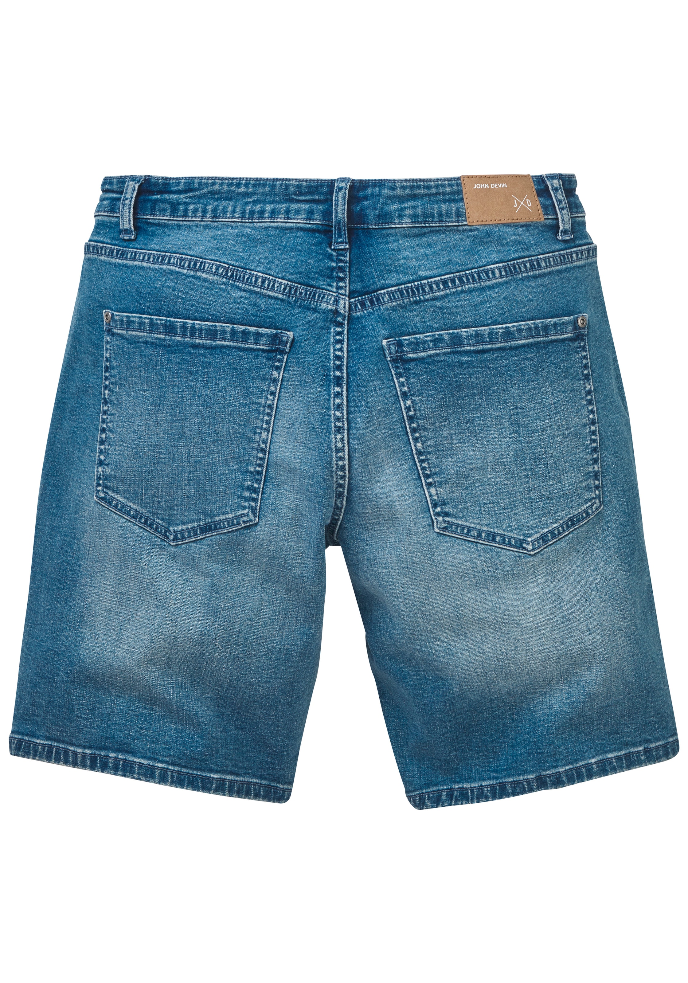 John Devin Jeansshorts », 5-Pocket Shorts« aus elastischer Denim-Qualität