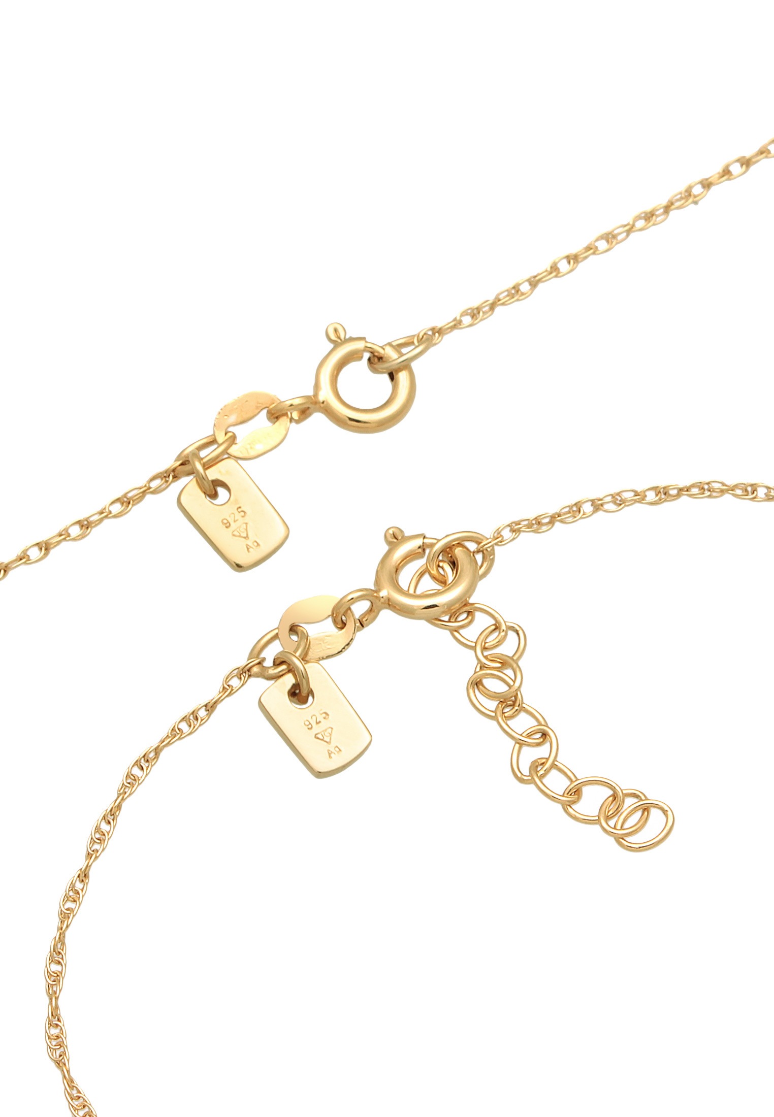 Kuzzoi Ketten und Armband Set »Schmuckset Basic Gliederkette Gedreht 925 Silber«