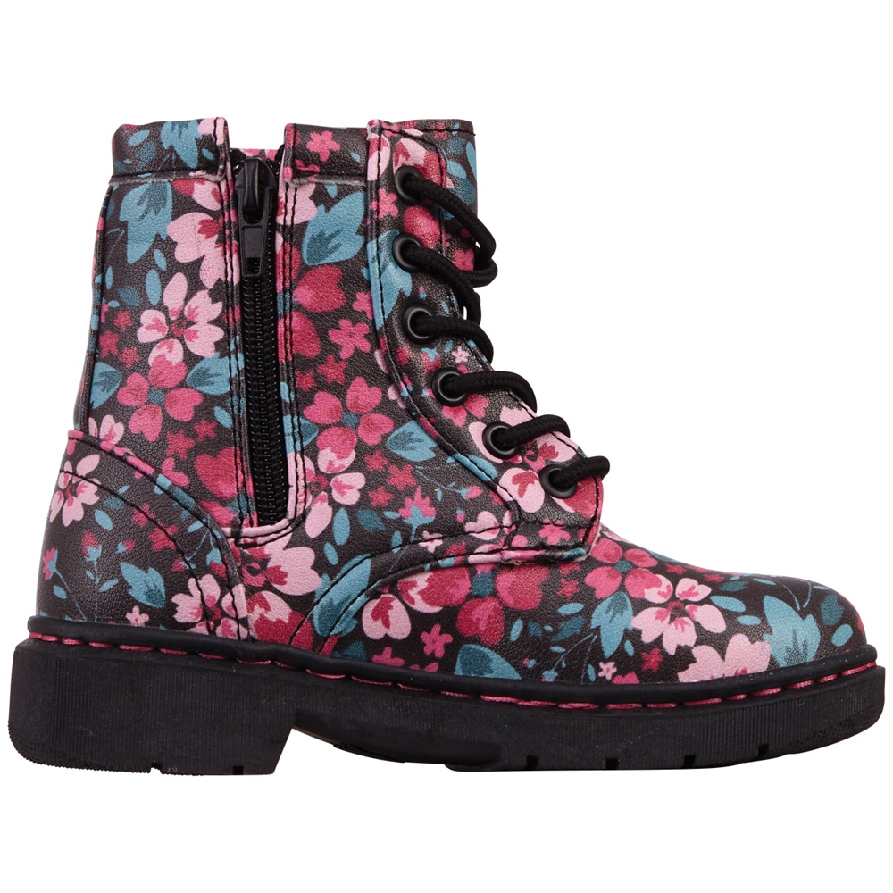 Kappa Schnürstiefelette, - mit angesagtem Flower Print