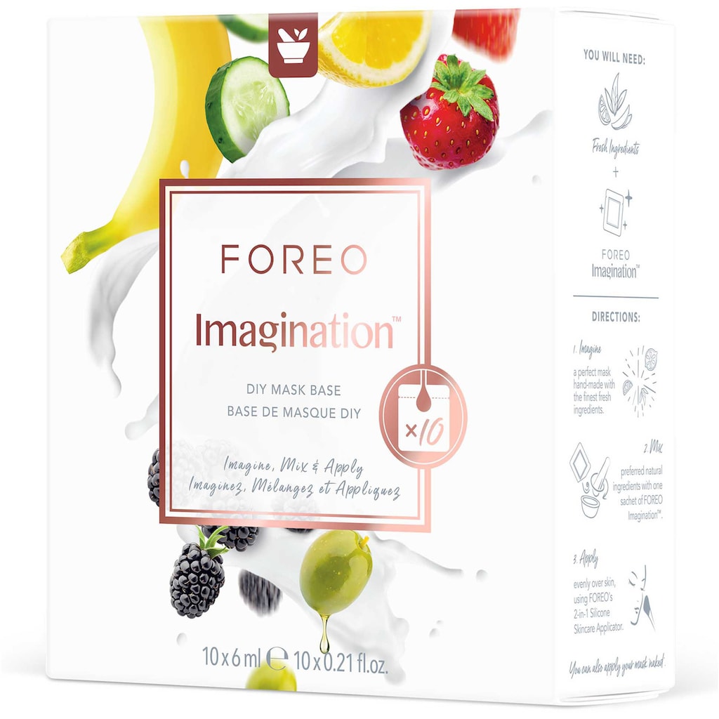 FOREO Gesichtsmaske »Imagination DIY Mask Base Sachets«, (10 tlg.)