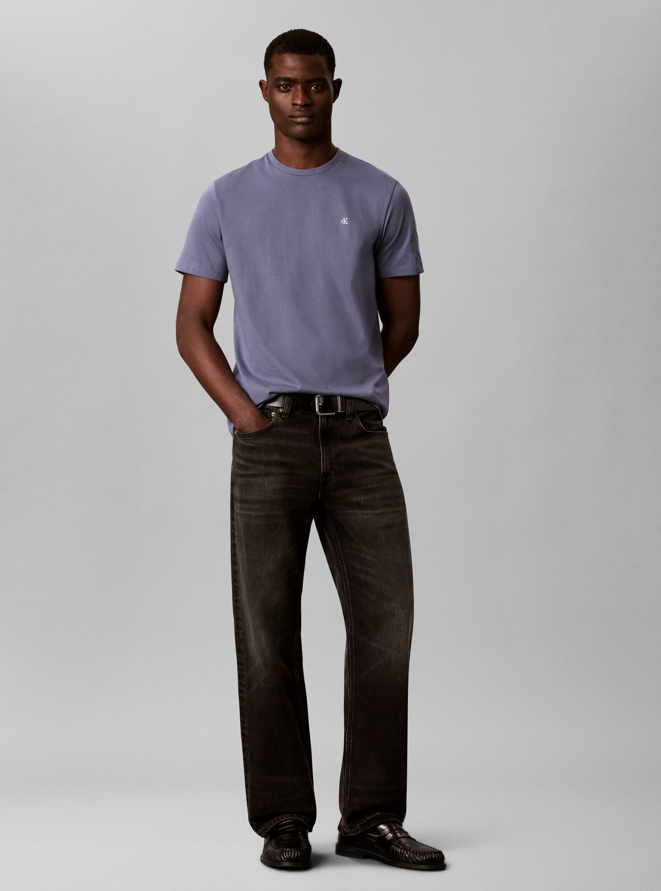 Calvin Klein Jeans T-Shirt »CLASSIC MONOGRAM TEE« Regular fit mit Rundhalsausschnitt