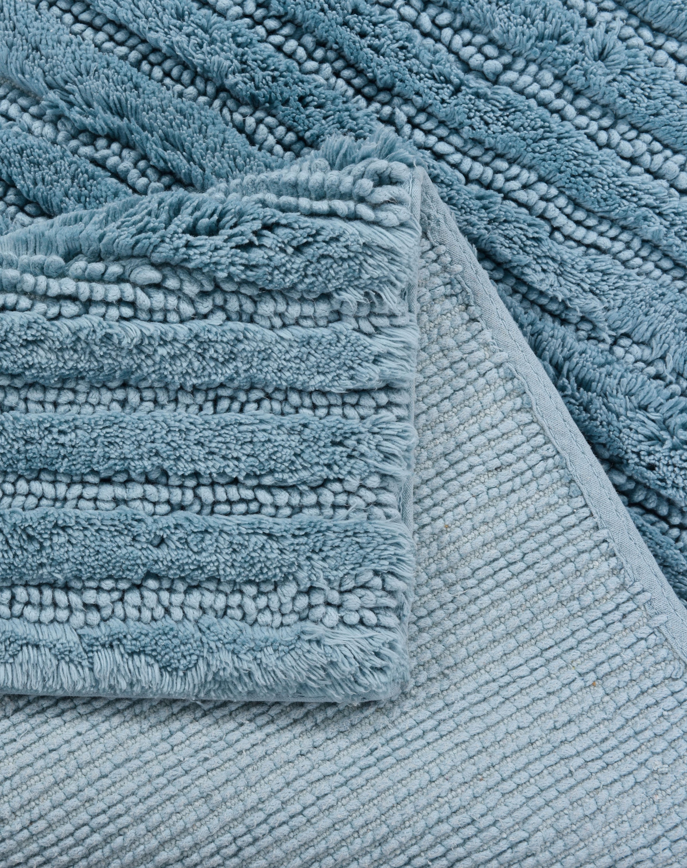 TOM TAILOR HOME Badematte »Cotton Stripes«, rutschhemmend beschichtet, fußbodenheizungsgeeignet-strapazierfähig, Uni Farben, gestreift, reine Baumwolle, Hoch-Tief Effekt