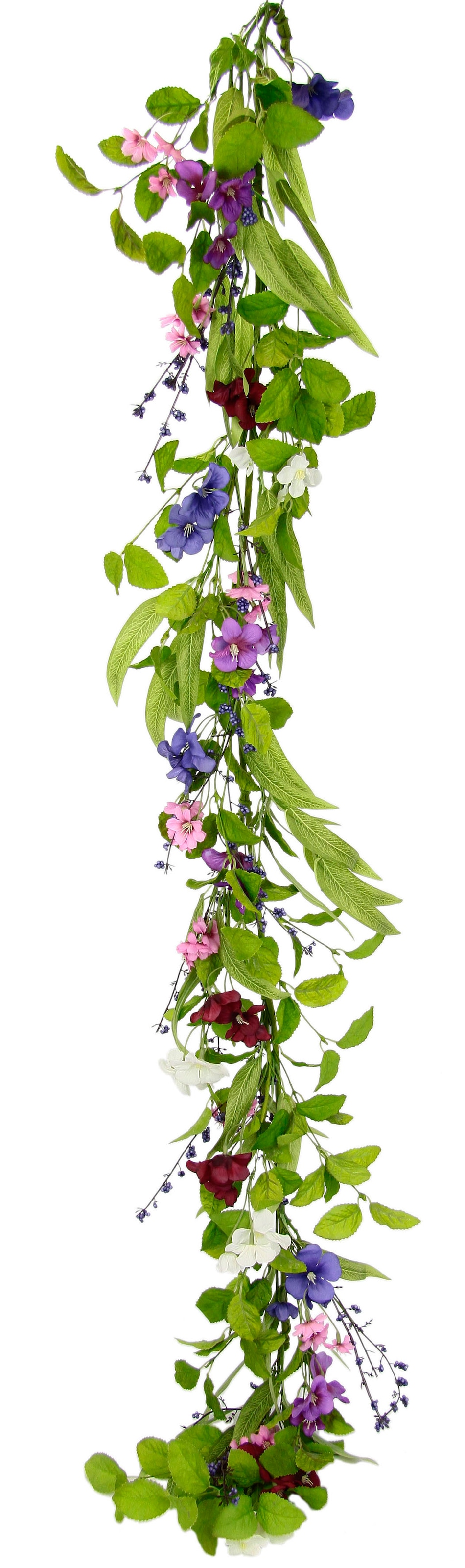 Blumenranke Kunstblume I.GE.A. Girlande Wand kaufen bei EfeuRaum Stiefmütterchenranke Hochzeit »Blütenranke«, OTTO