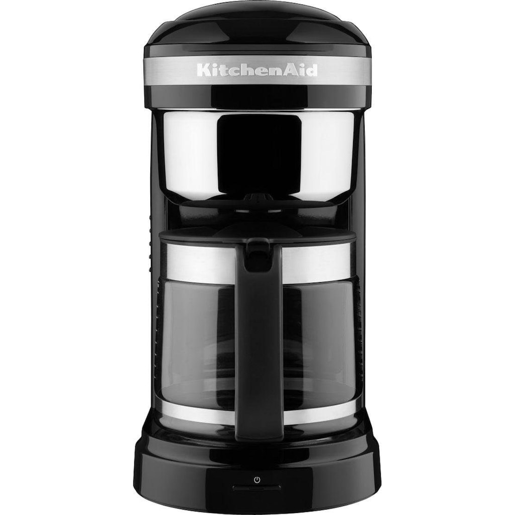KitchenAid Filterkaffeemaschine »5KCM1209EOB ONYX BLACK«, 1,7 l Kaffeekanne, goldfarbener Permanentfilter