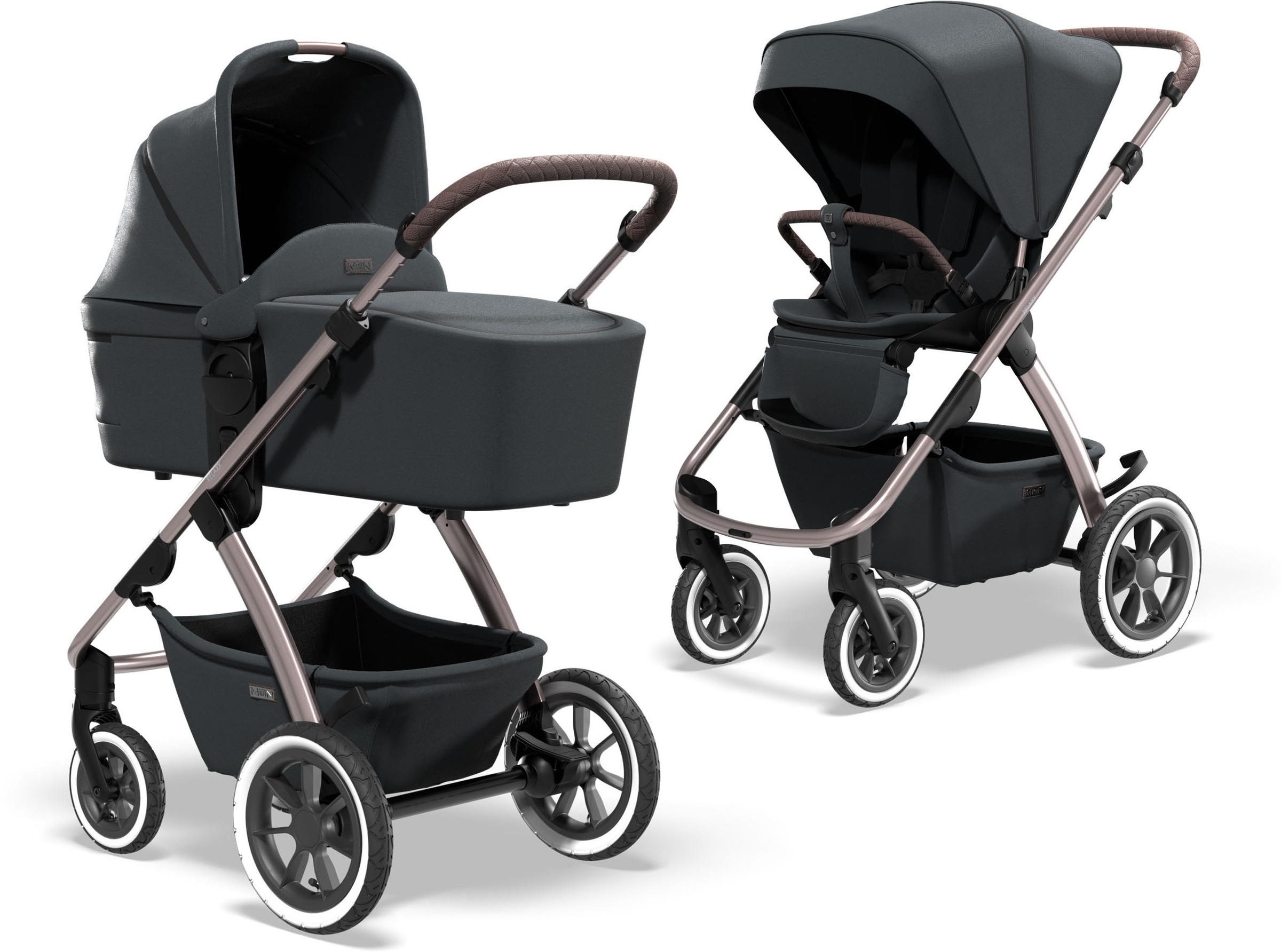 Moon Kombi-Kinderwagen »RELAXX Edition«, 22 kg, mit Luftreifen; Kinderwagen