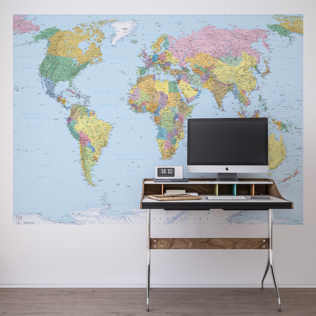 Komar Fototapete »World Map«