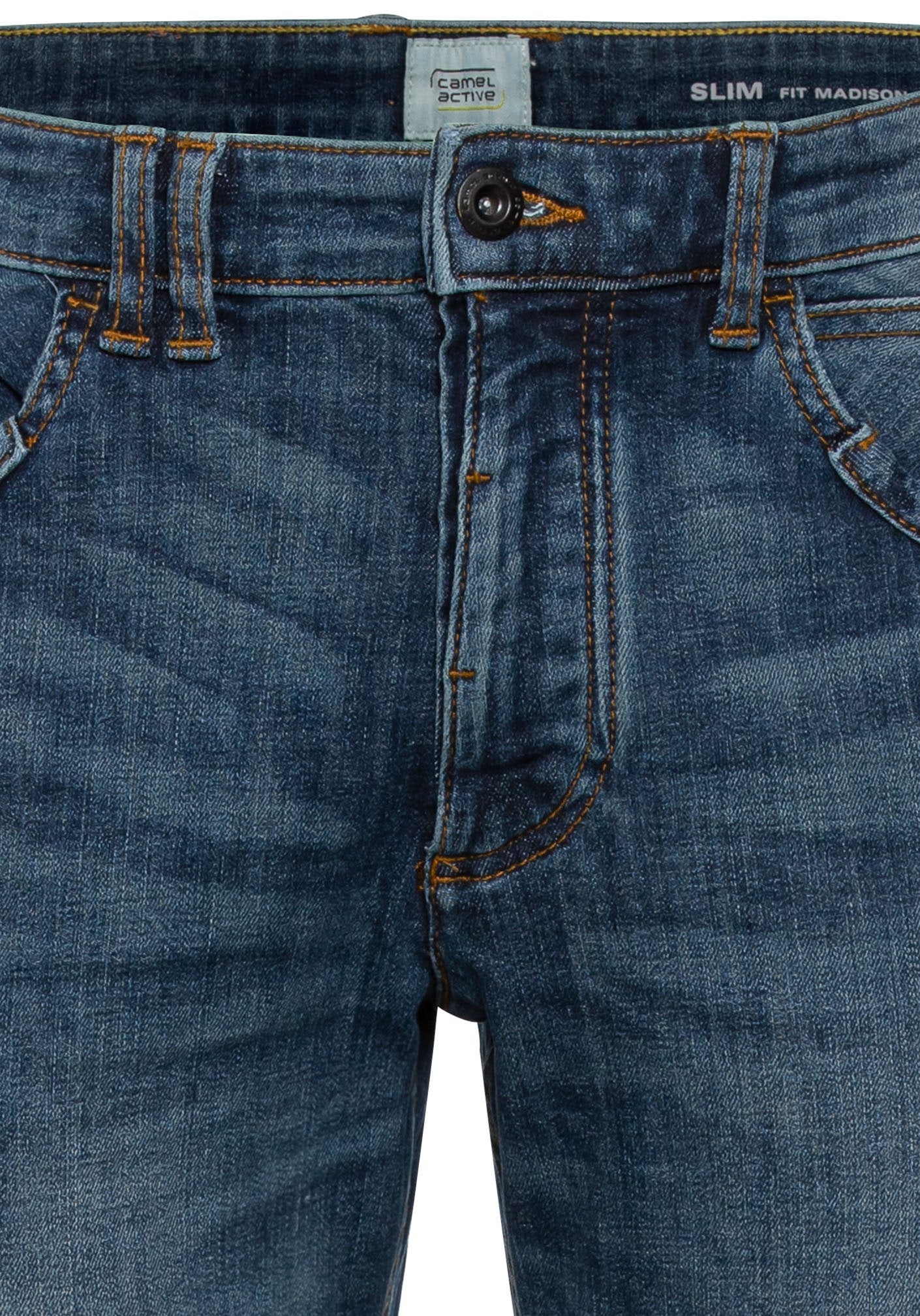 camel active 5-Pocket-Jeans »MADISON«, leichter Used-Look