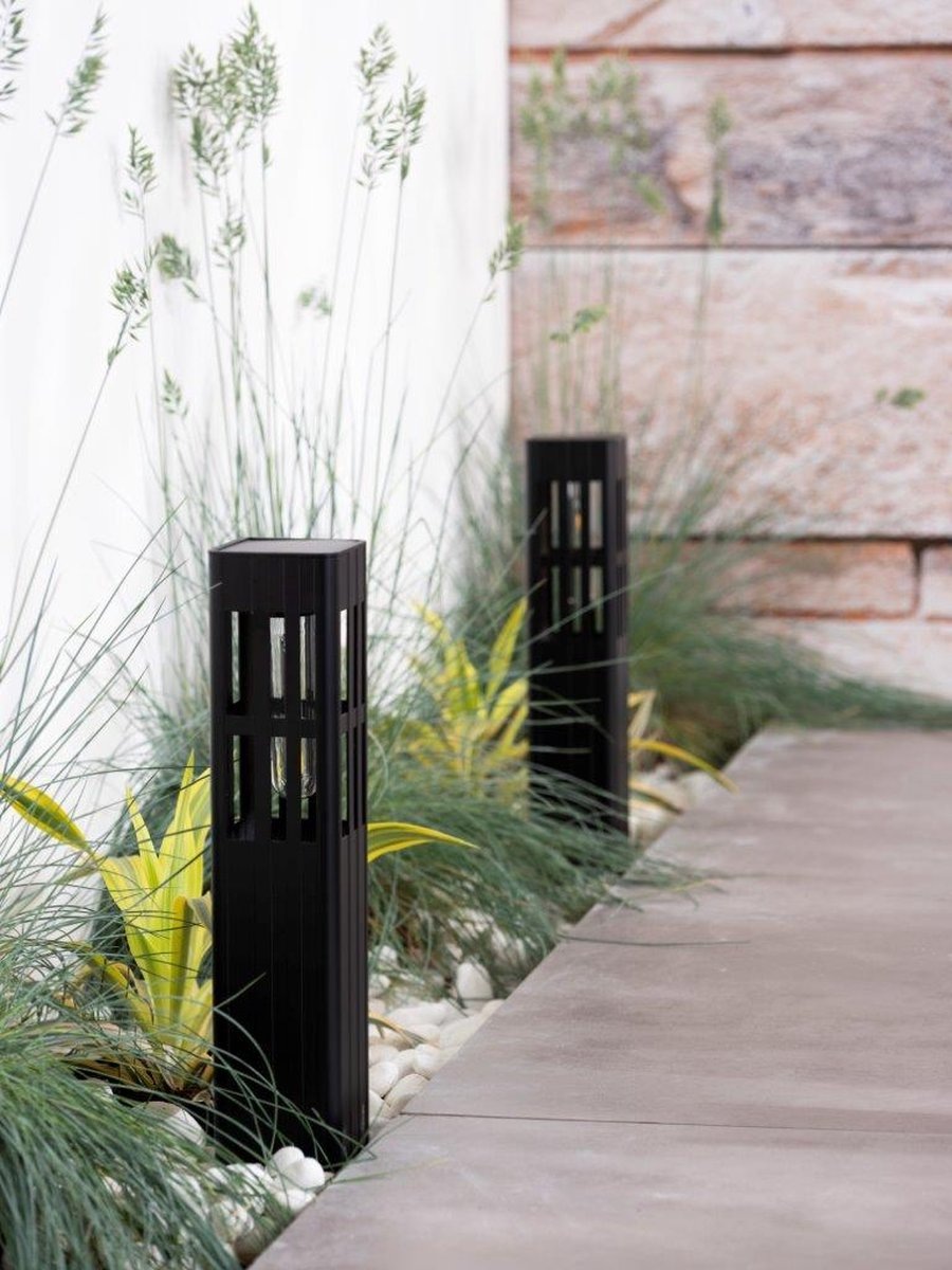 LUXFORM Gartenleuchte »Luxform Solar Florida« LED-Modul 1 Stk. Warmweiß LED-Gartenleuchte, Solarenergie, warmweiß, aus Aluminium, IP44