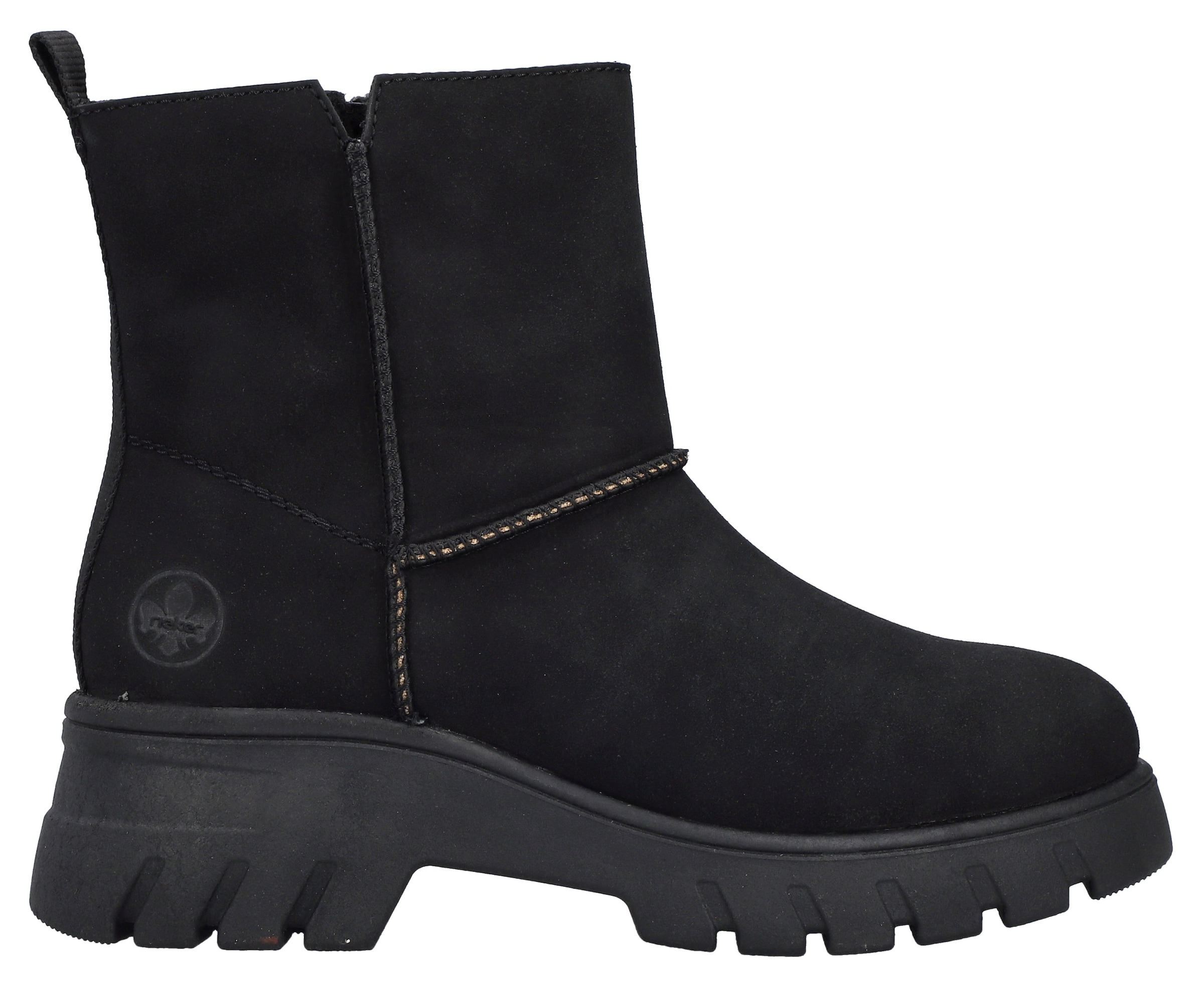 Rieker Winterboots  Plateauboots, Stiefelette, Profilsohle, mit Warmfutter