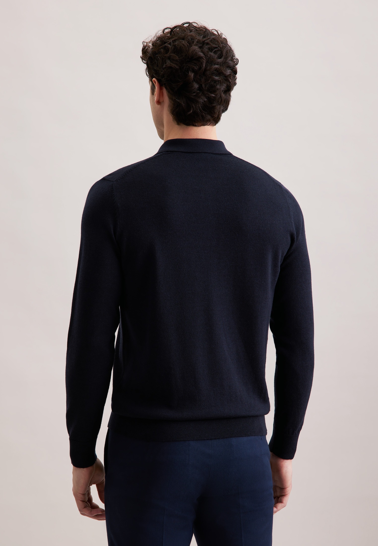 seidensticker Polokragenpullover »Schwarze Rose« 1/1 Kragen Uni