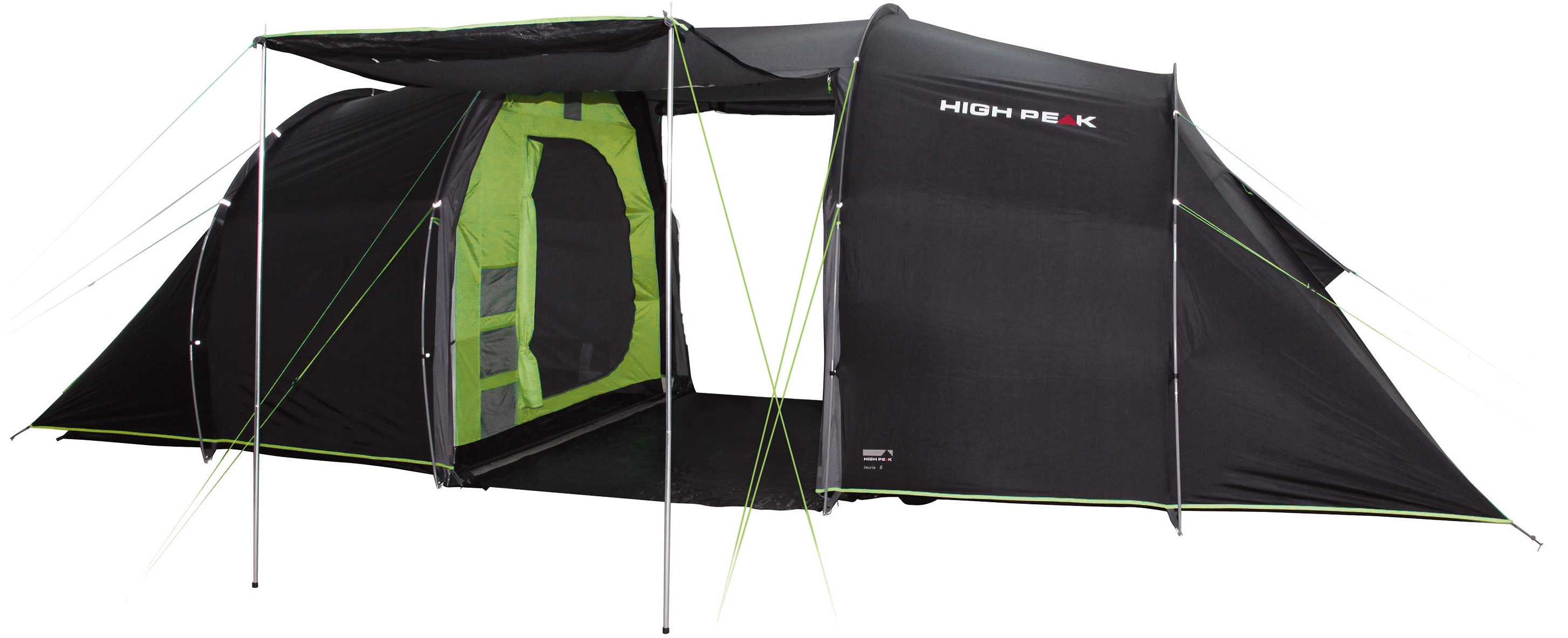 High Peak Tunnelzelt »Tauris 6« 6 Personen Set in bunt, Größe B/H/L: 240 cm x 200 cm x 620 cm