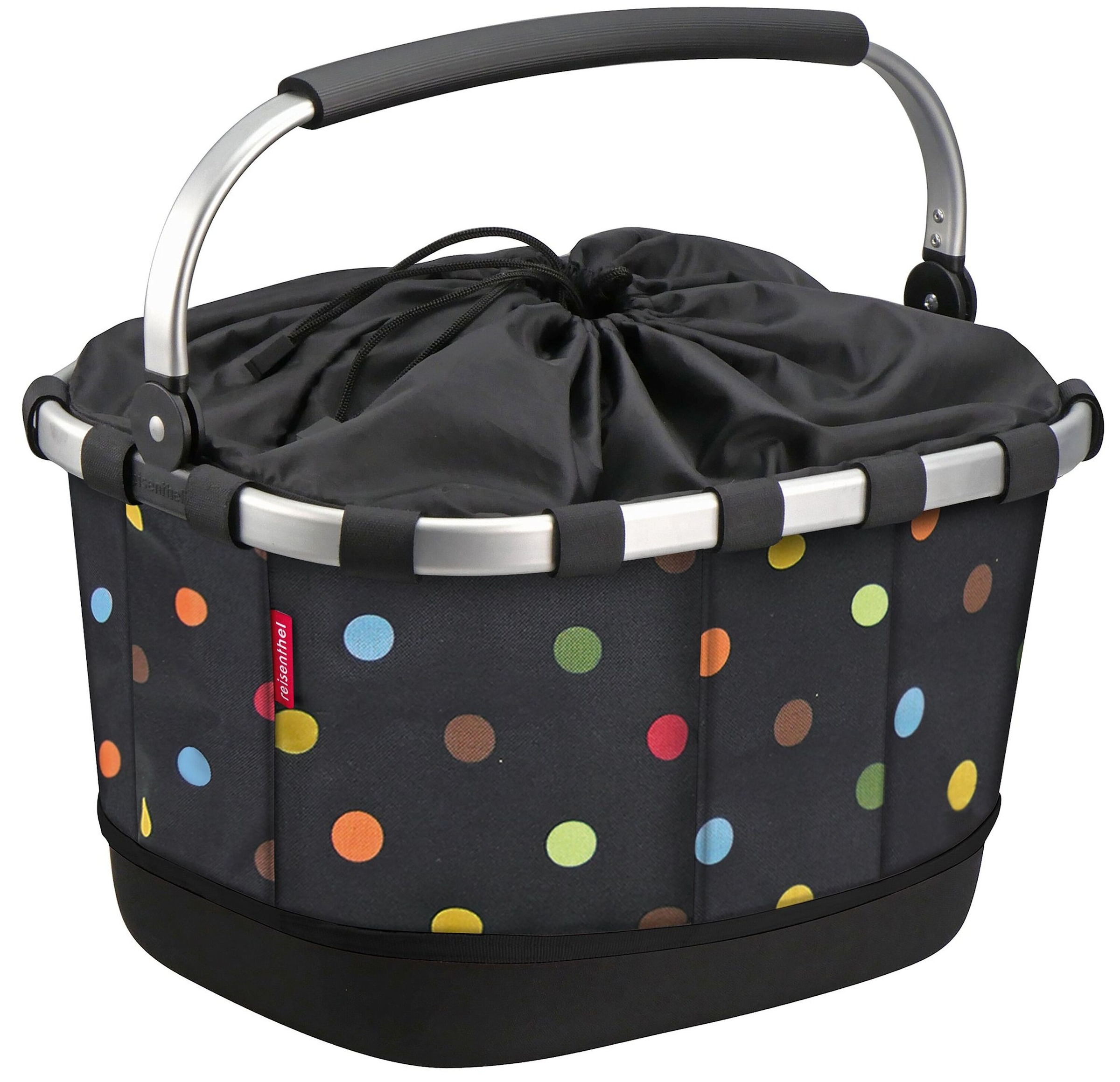 KlickFix Fahrradkorb »City-Tasche Carrybag GT, dots«