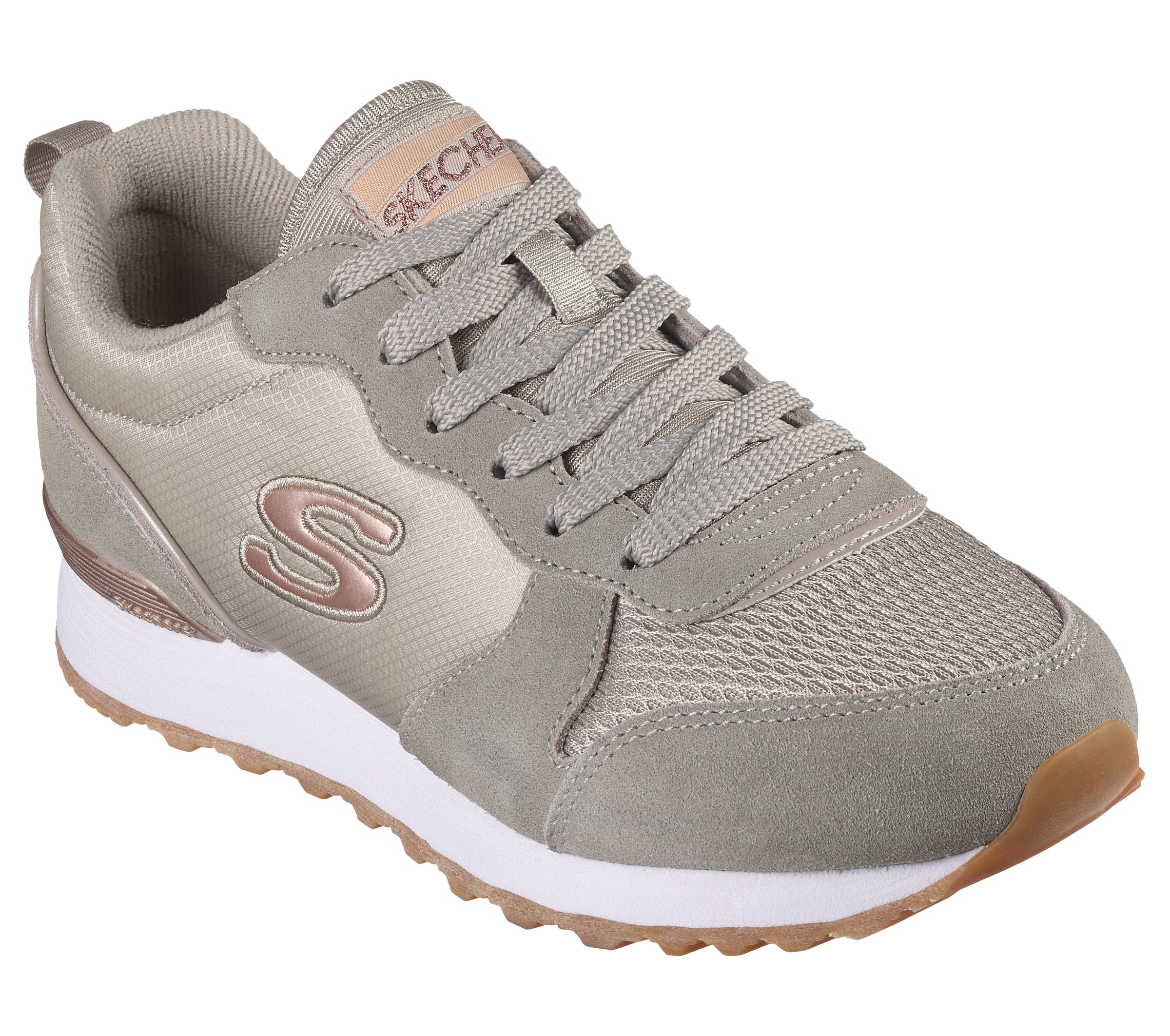 Skechers Sneaker »OG 85 - GOLDN GURL«  Schnürschuh, Original-Retro-Jogginschuh mit Air-Cooled Memory Foam®