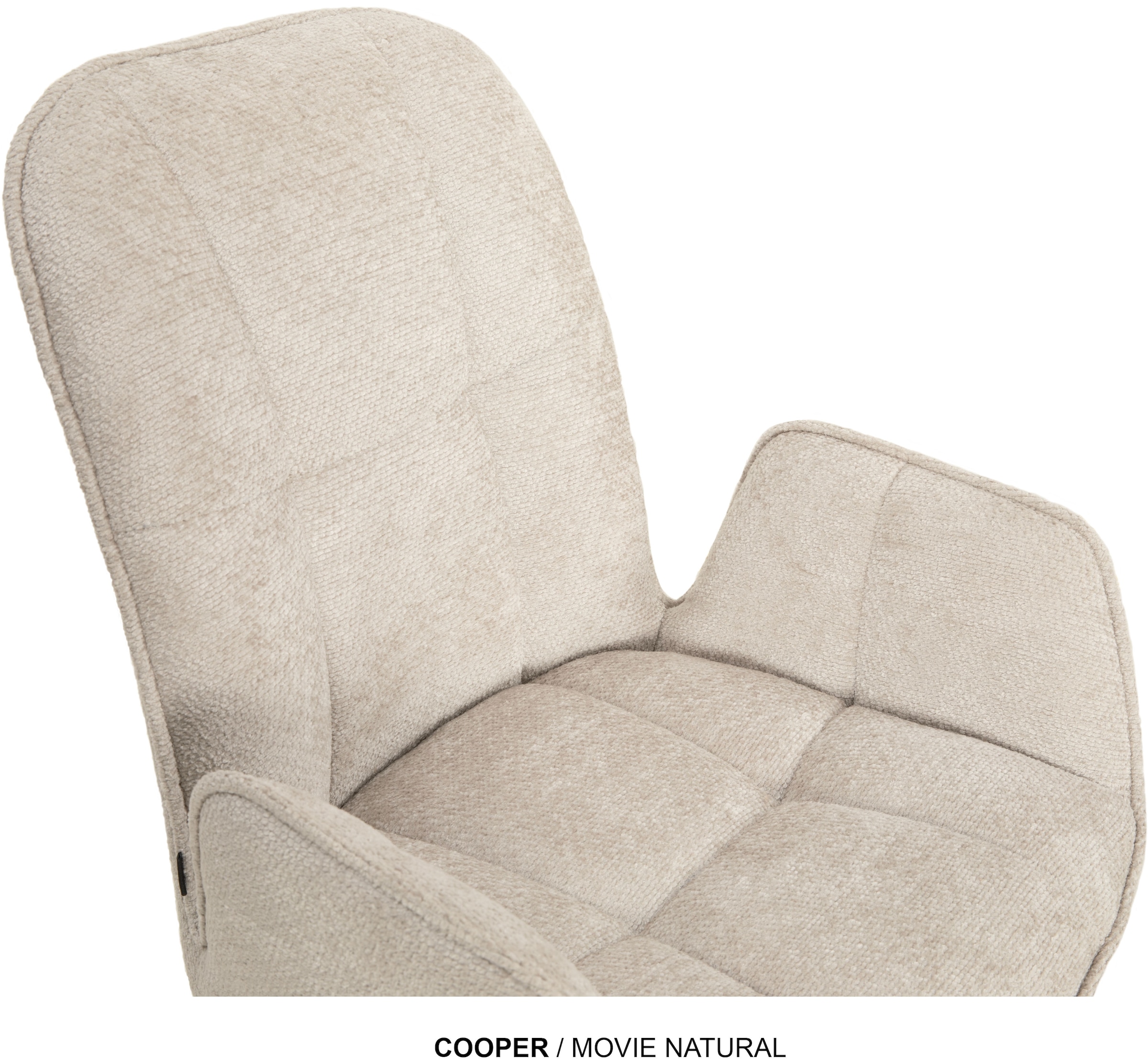 OMG Design Esszimmerstuhl »Cooper« (Set) 2 Stk.Drehstuhl mit auto-return, Armlehnenstuhl