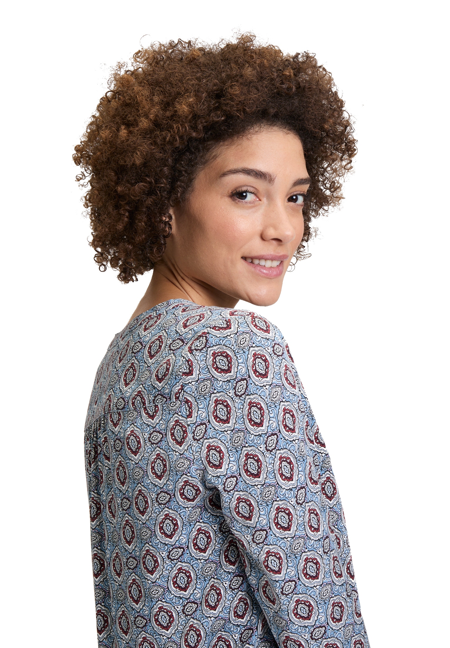 Cartoon Klassische Bluse »Casual-Bluse mit Muster«
