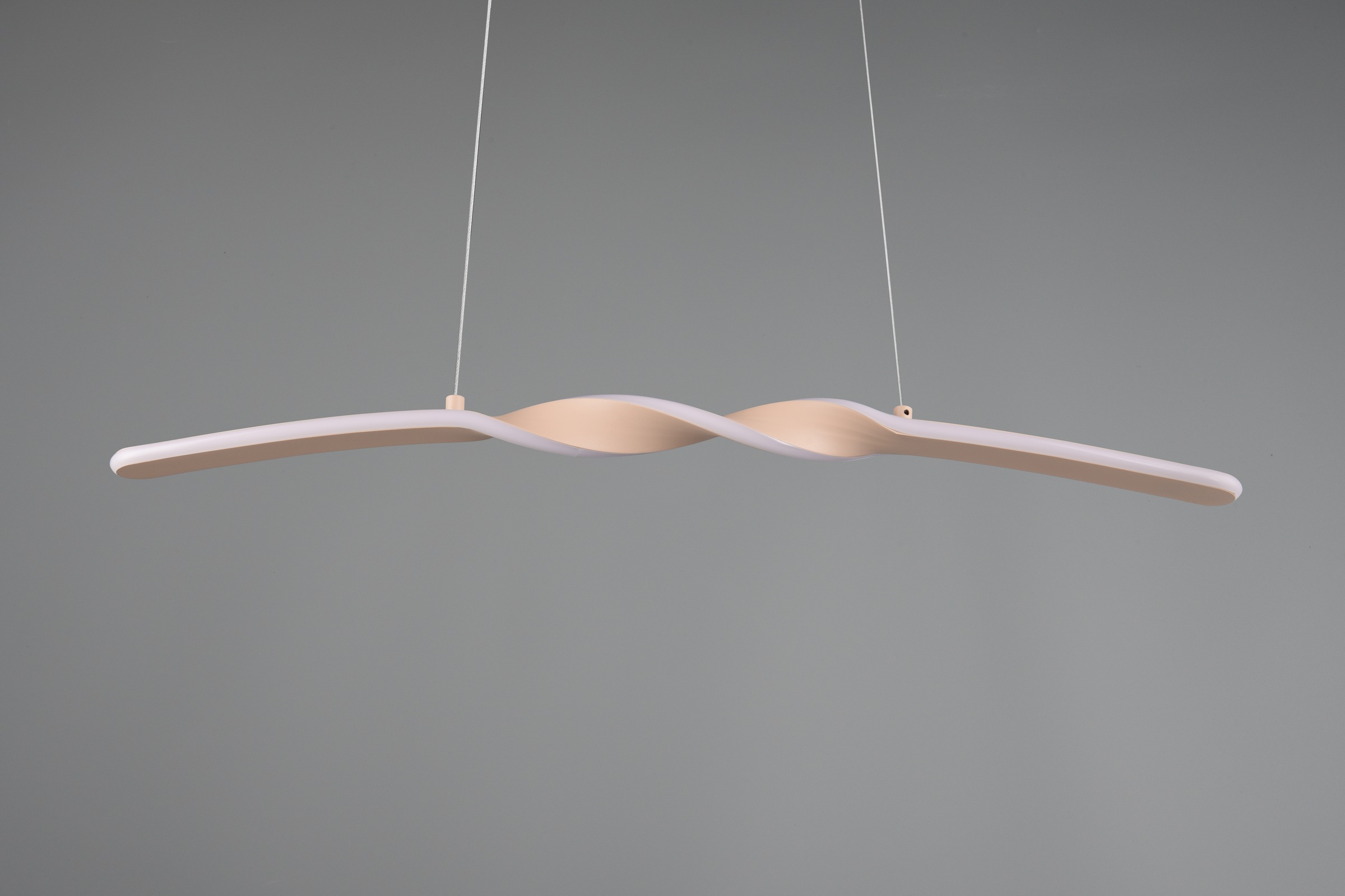 REALITY Leuchten LED Pendelleuchte »GINKO, Hängeleuchte LED 18W 1980 Lumen 3000K warmweiß« LED-Board 1 Stk. Warmweiß Hängelampe Esszimmer, höhenverstellbar bis max 150cm, Breite 79 cm