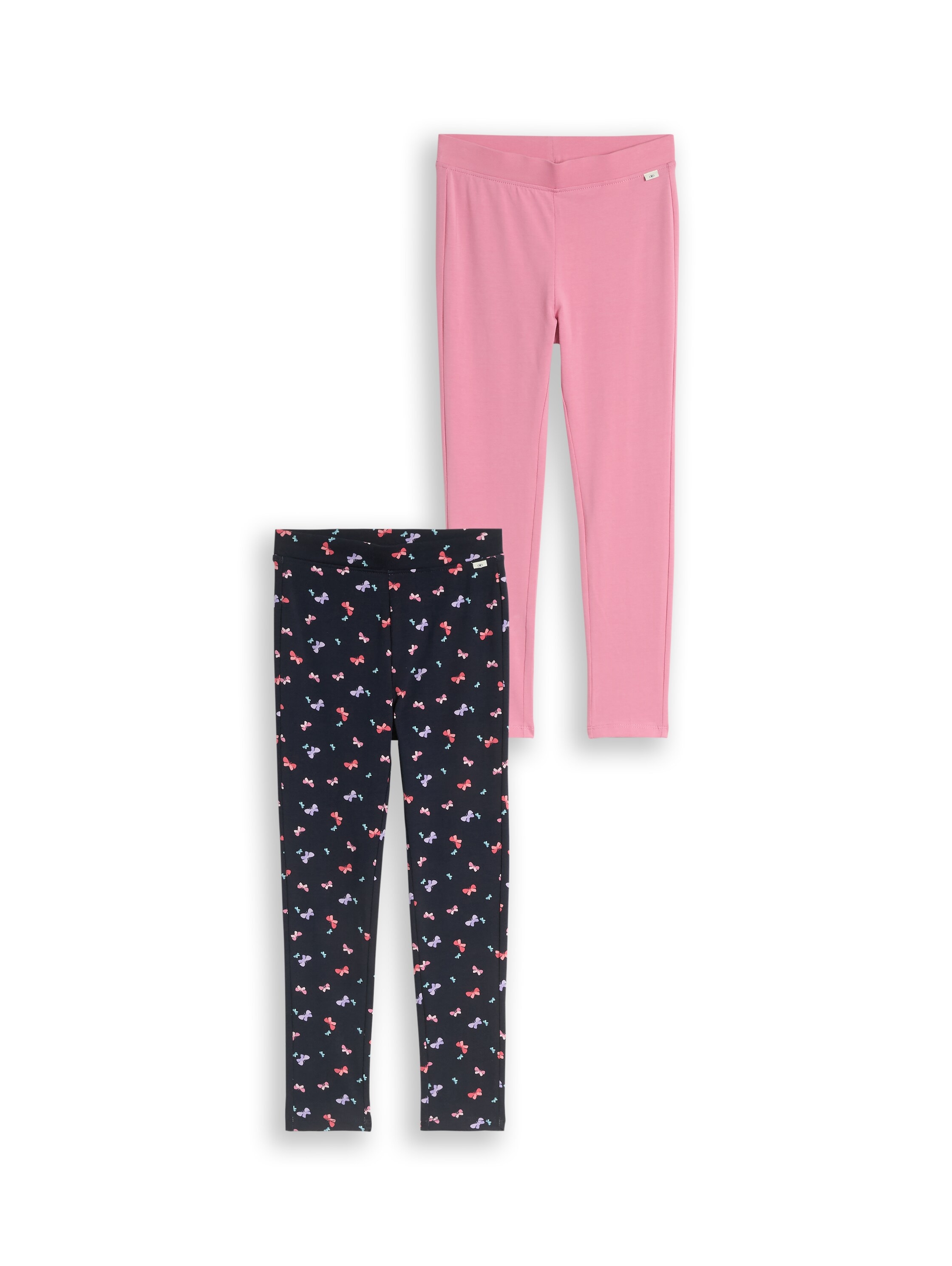 TOM TAILOR Leggings  2er Pack unifarben und gepunktet, für Girls