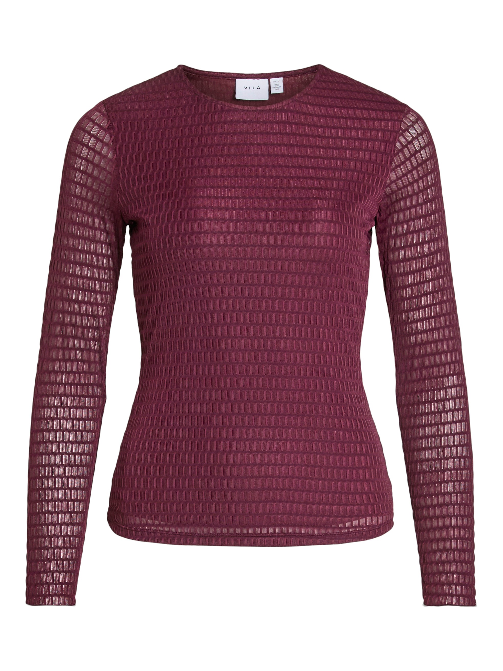 Vila Langarmshirt »VILARINE O-NECK L/S TOP - NOOS«