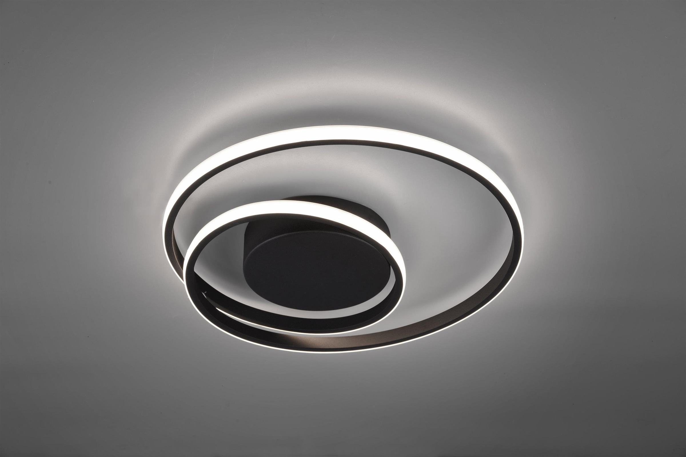 REALITY Leuchten LED Deckenleuchte »Zibal«, 1 flammig, Leuchtmittel LED-Board | LED fest integriert, Switch Dimmer, dimmbar über Wandschalter (100%/50%/25%), Wohnzimmer