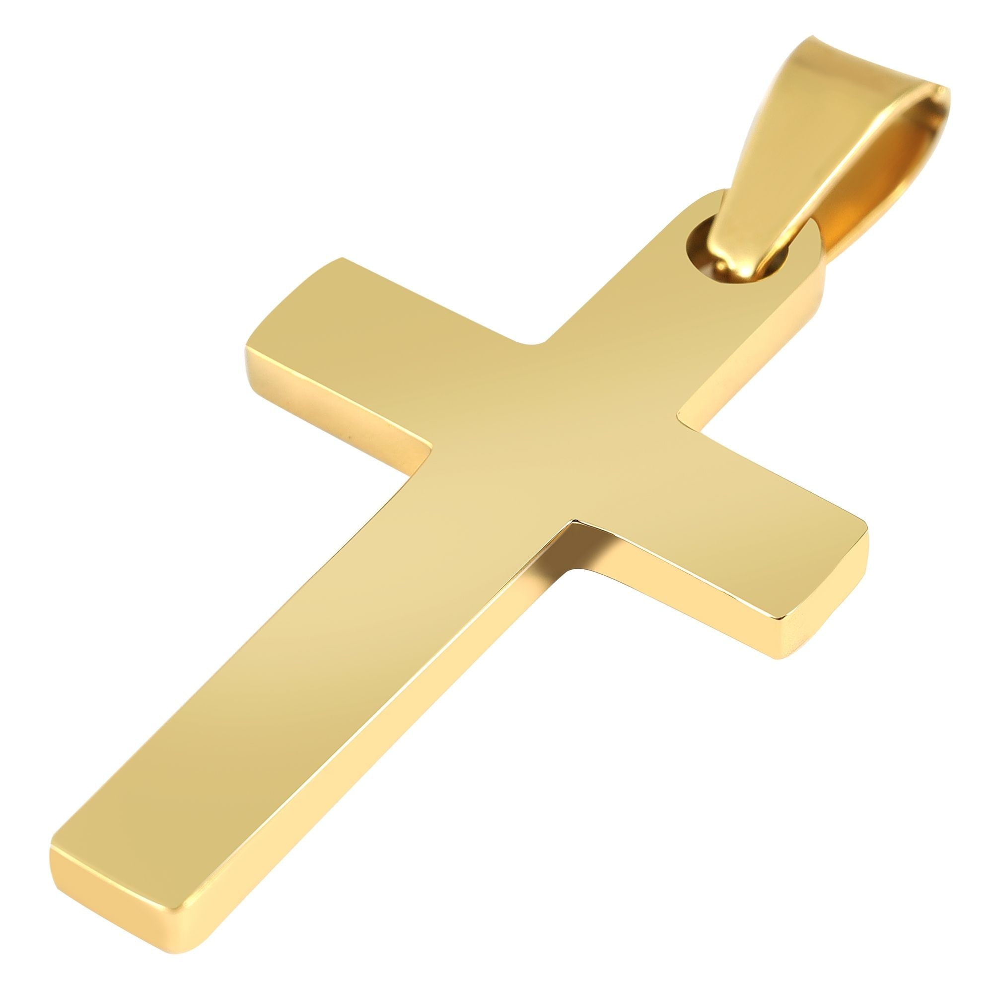 Adelia´s Kreuzanhänger »Unisex Anhänger ¿ Kreuz Kreuzanhänger aus Edelstahl«