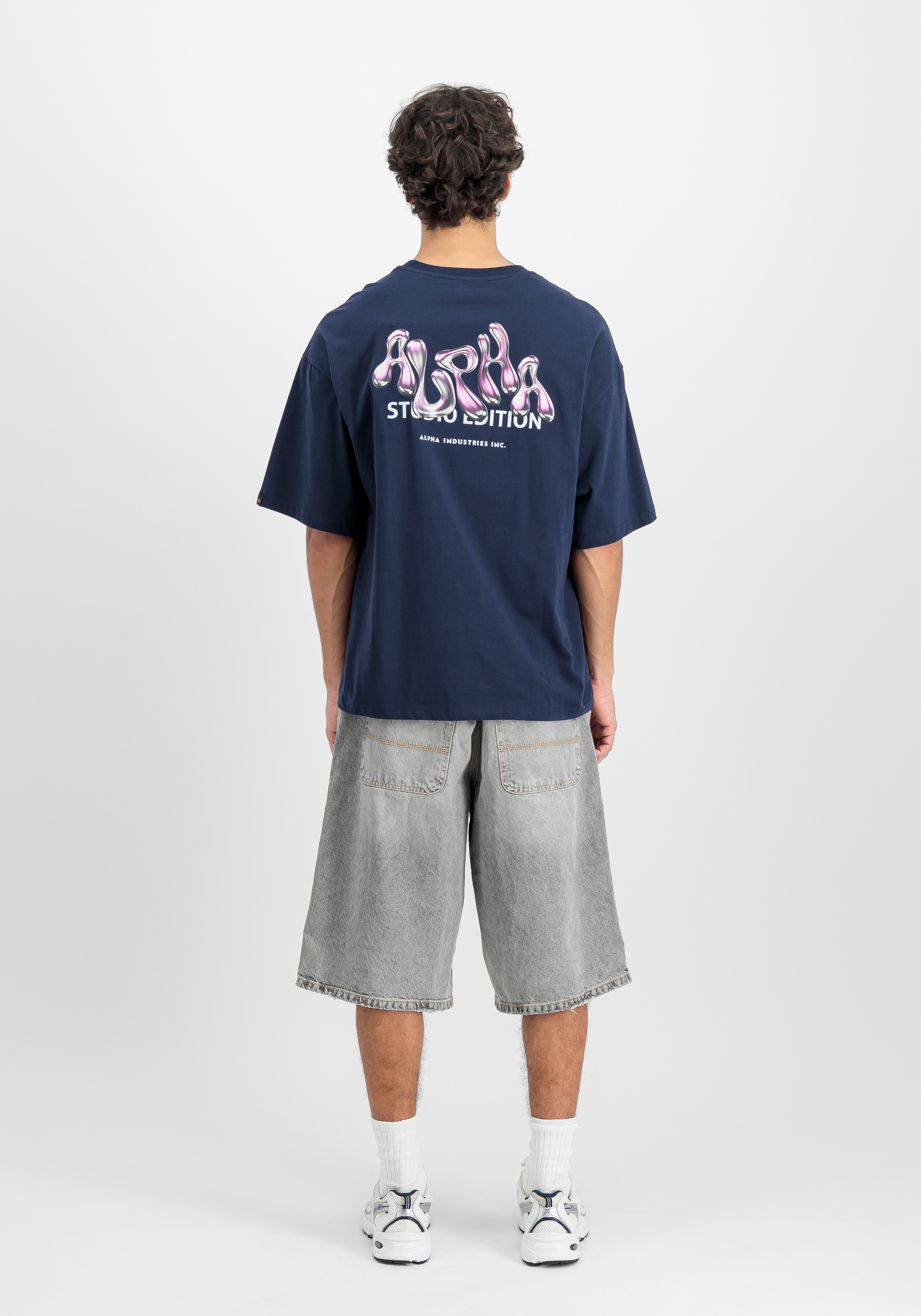 Alpha Industries T-Shirt »Alpha Industries Men - T-Shirts Studio Edition Backprint T-Shirt«