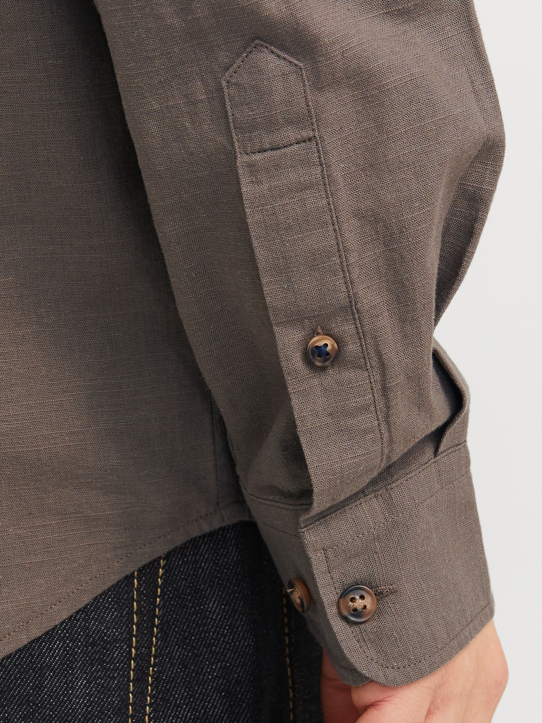 Jack & Jones Langarmhemd »JJESUMMER SHIRT LS SN«, mit Hemdkragen