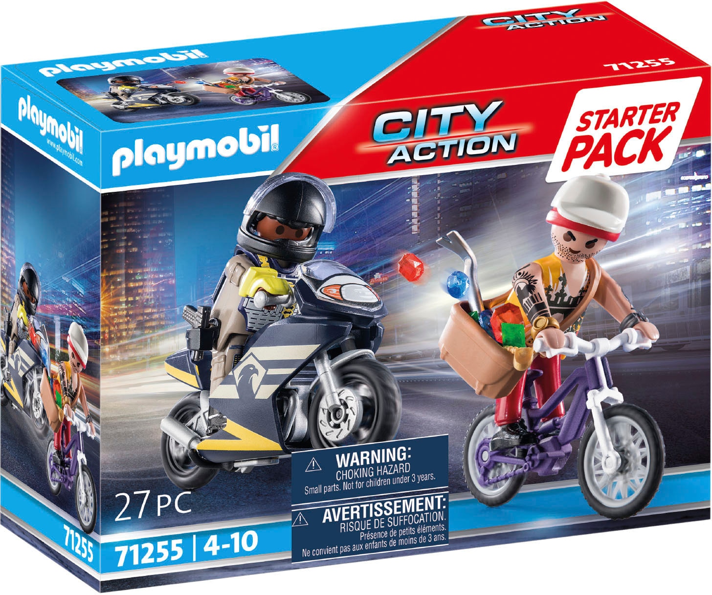 Playmobil® Konstruktions-Spielset »Starter Pack, SEK und Juwelendieb (71255), City Action«, (27 St.), Made in Europe