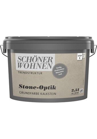 SCHÖNER WOHNEN FARBE Wand- und Deckenfarbe »TRENDSTRUKTUR Stone-Optik Grundfarbe«