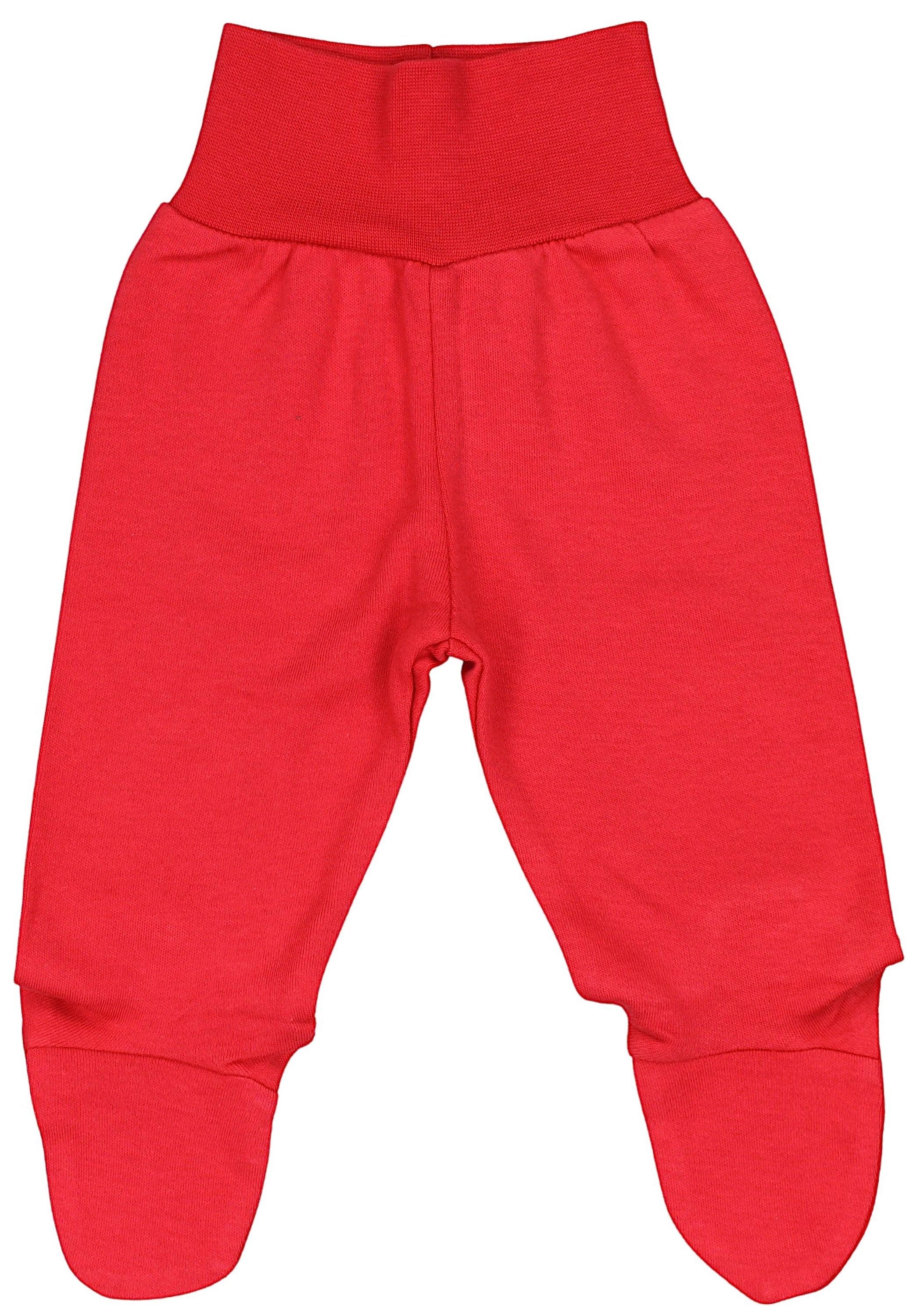 TupTam Jogginghose »Hose Baby Strampelhose mit Fuß 5er Pack«