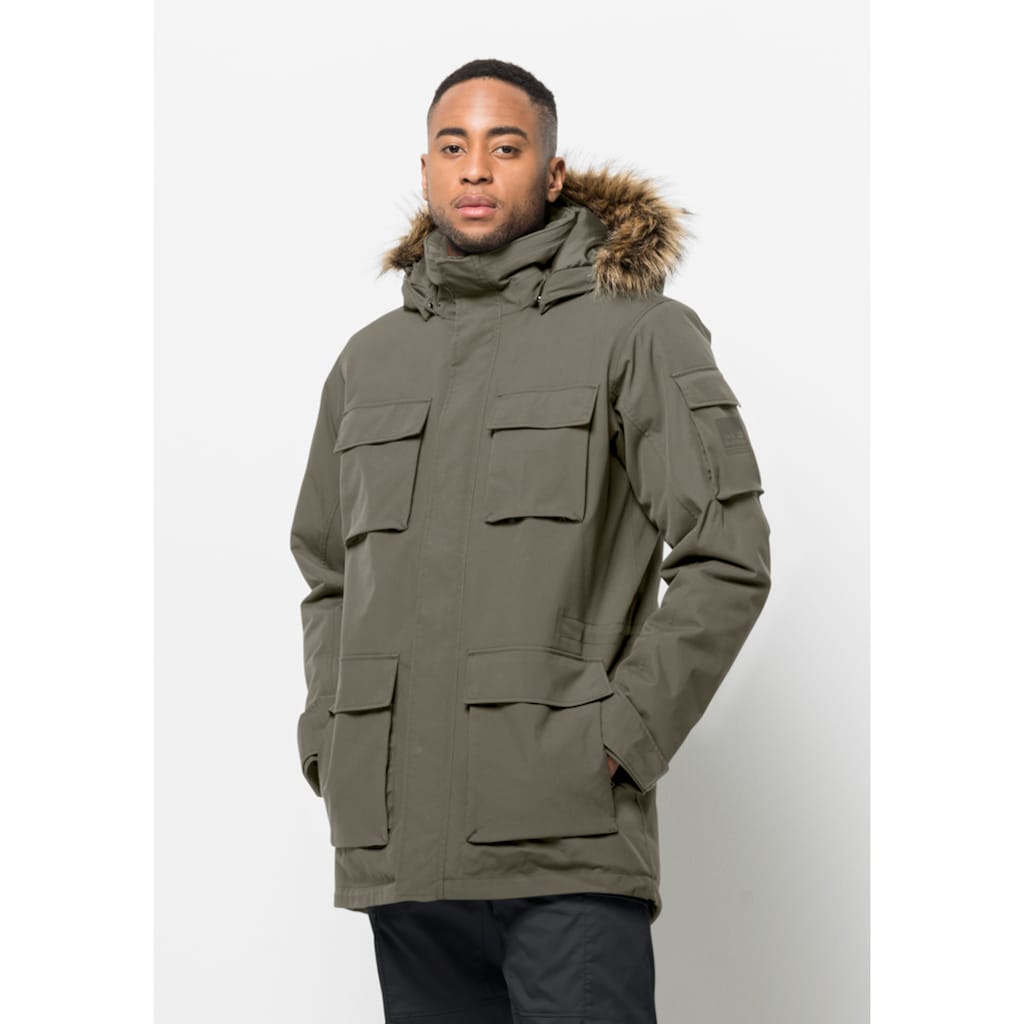 Jack Wolfskin Parka »GLACIER CANYON PARKA«, mit Kapuze