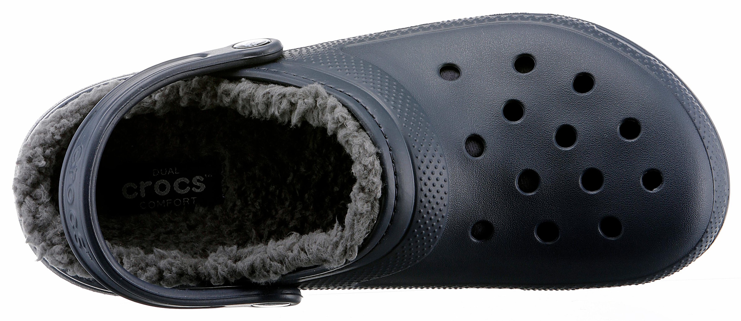 Crocs Hausschuh »Classic Lined Clog«, Gartenschuh, Schlappen, Clog, mit kuscheligem Fellimitat