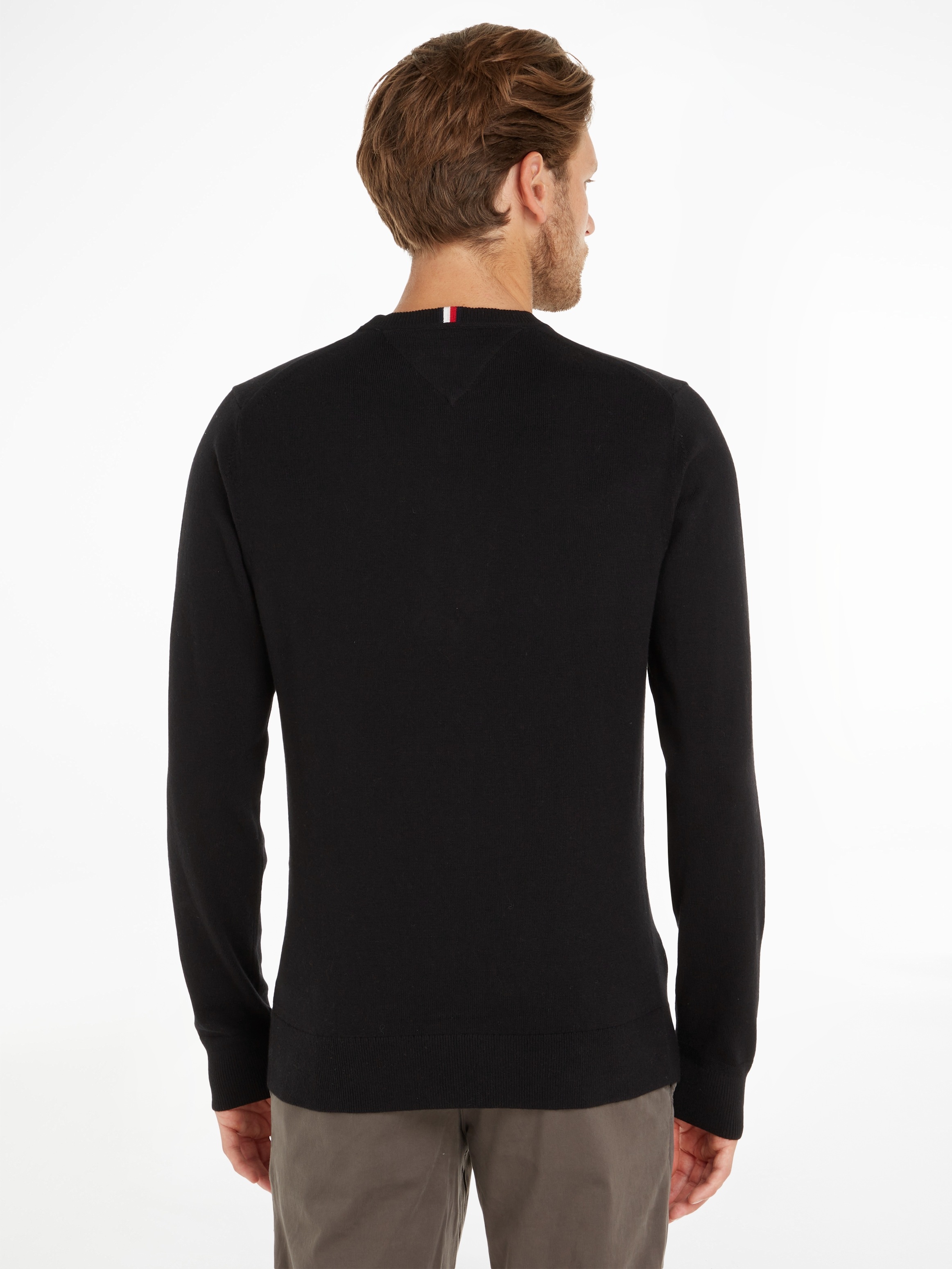 Tommy Hilfiger Rundhalspullover »PIMA ORG CTN CASHMERE CREW NECK«