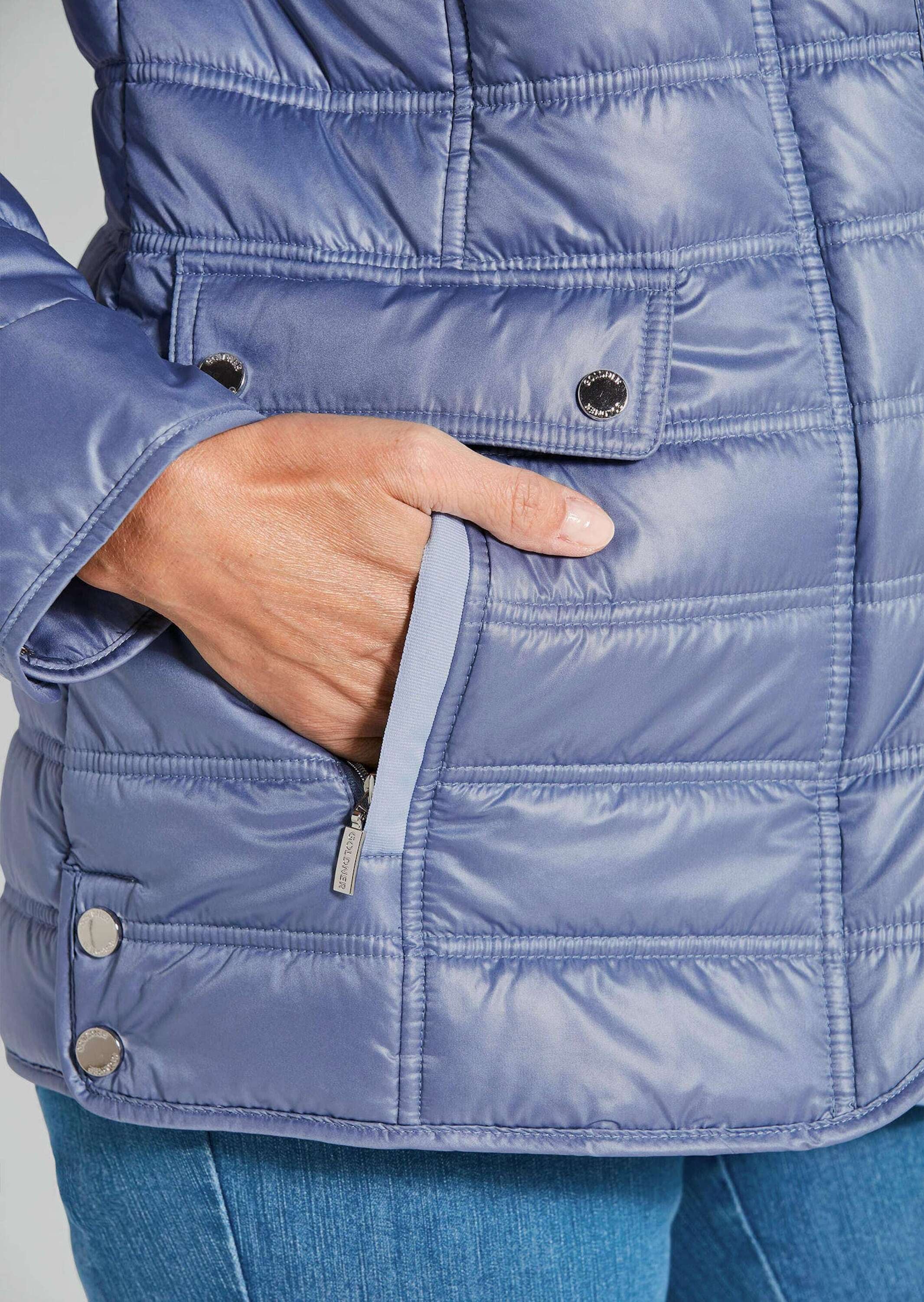 GOLDNER Steppjacke »Kurzgröße Leichte Steppjacke mit vielen Details«