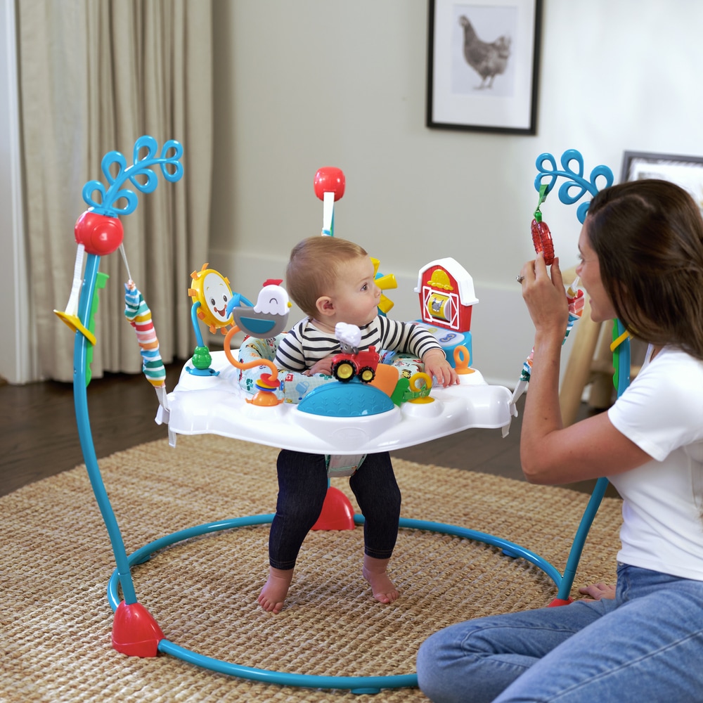 Baby Einstein Spielcenter »Farm Explorers Jump & Learn Barnyard« mit über 60 Melodien und Geräuschen