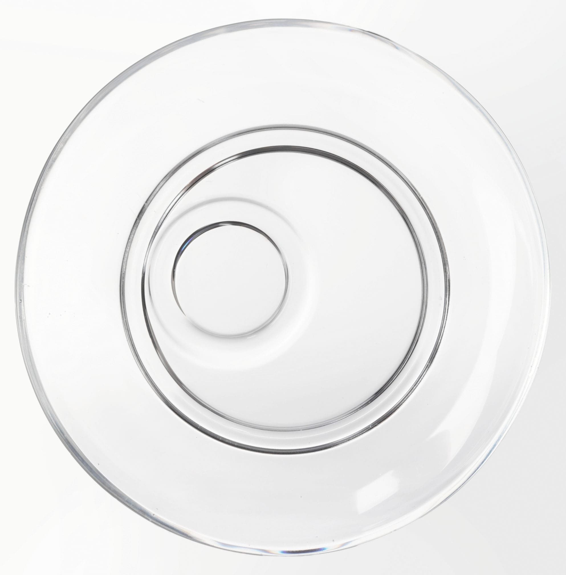 LEONARDO Untertasse »Senso«, (Set, 6 St.), Glas, Ø 15 cm