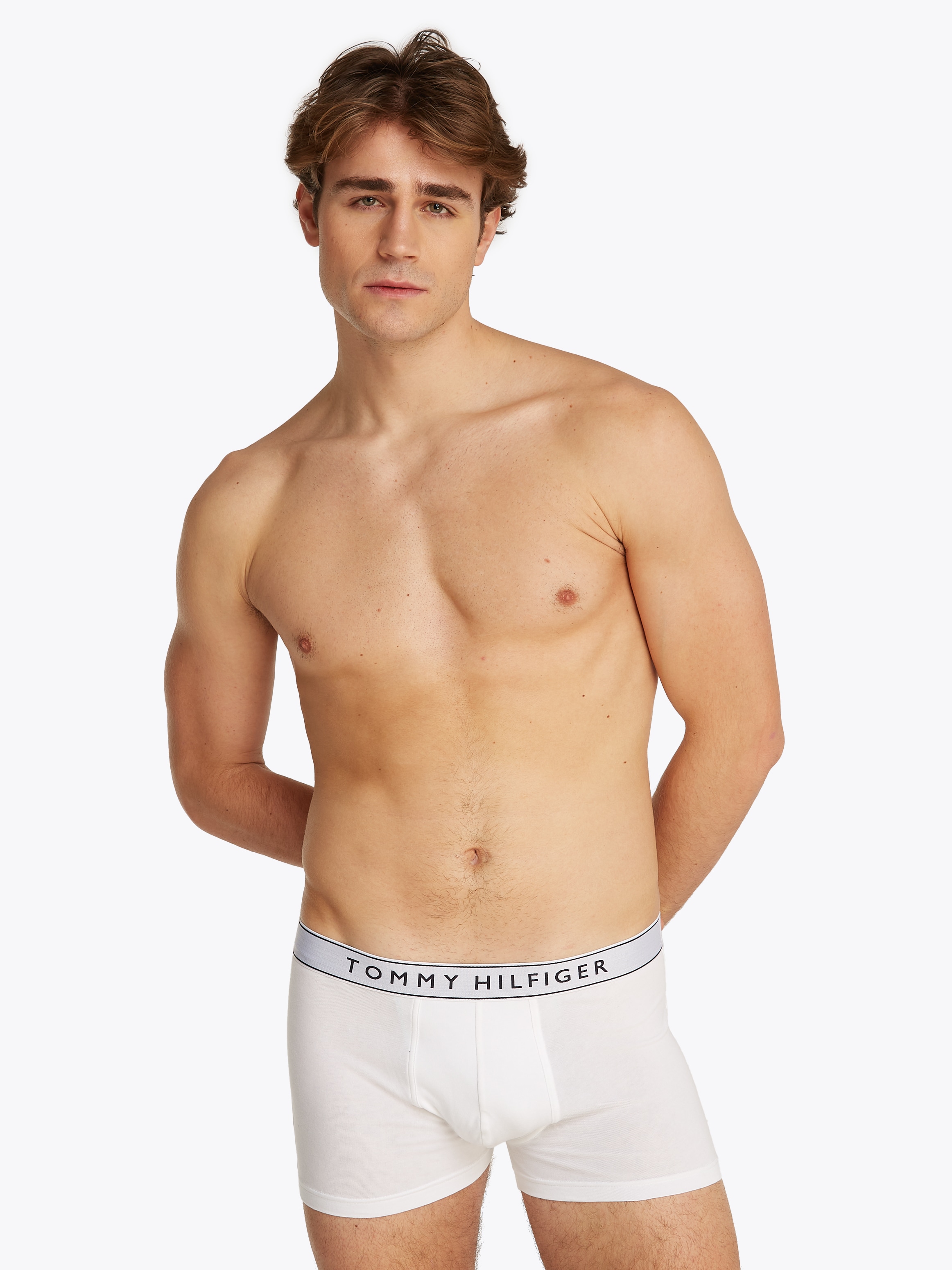 Tommy Hilfiger Underwear Trunk »3P TRUNK DTM«, (Packung, 3 St., 3er), mit Logobund