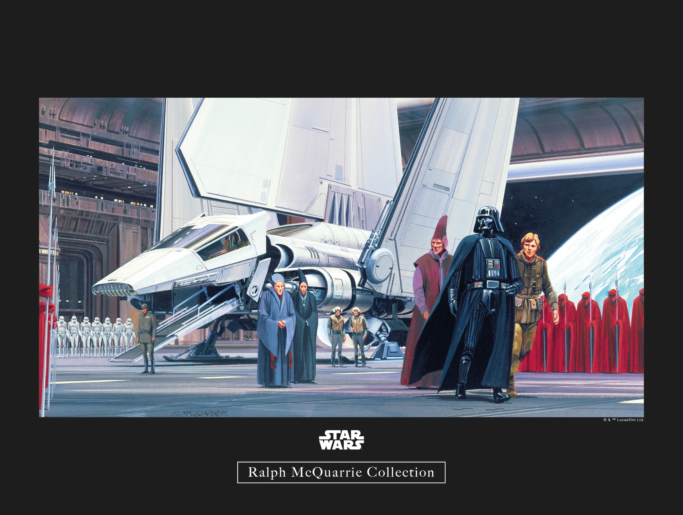 Poster »Star Wars Classic RMQ Death Star Shuttle Dock«, Star Wars, (1 St.),...