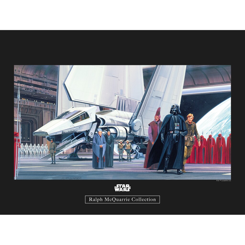 Komar Poster »Star Wars Classic RMQ Death Star Shuttle Dock«, Star Wars, (1 St.)