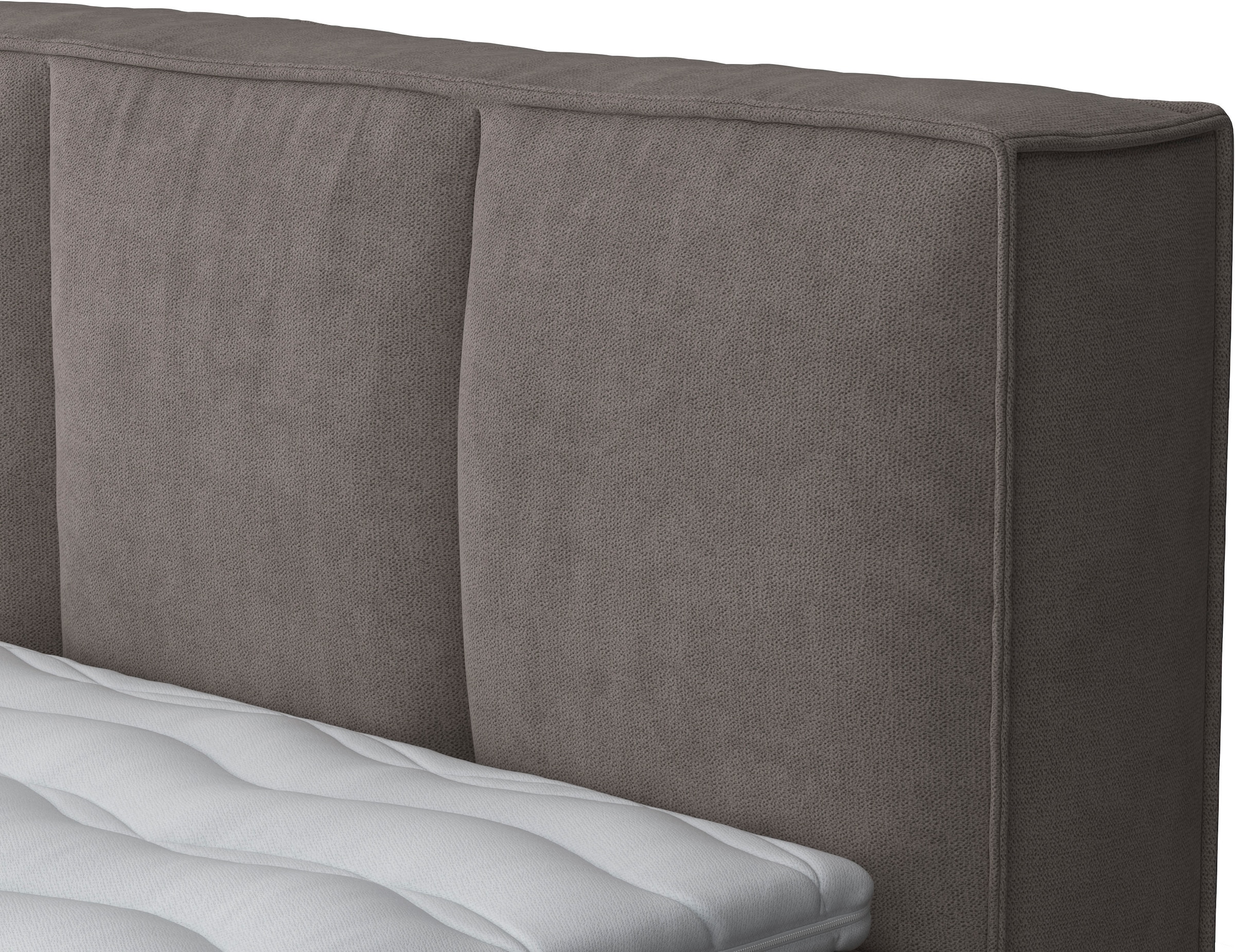 Home affaire Boxspringbett »Milano«, Boxbett inkl. Topper, 2 Matratzen, Härtegrade H2, H3 und H4 wählbar