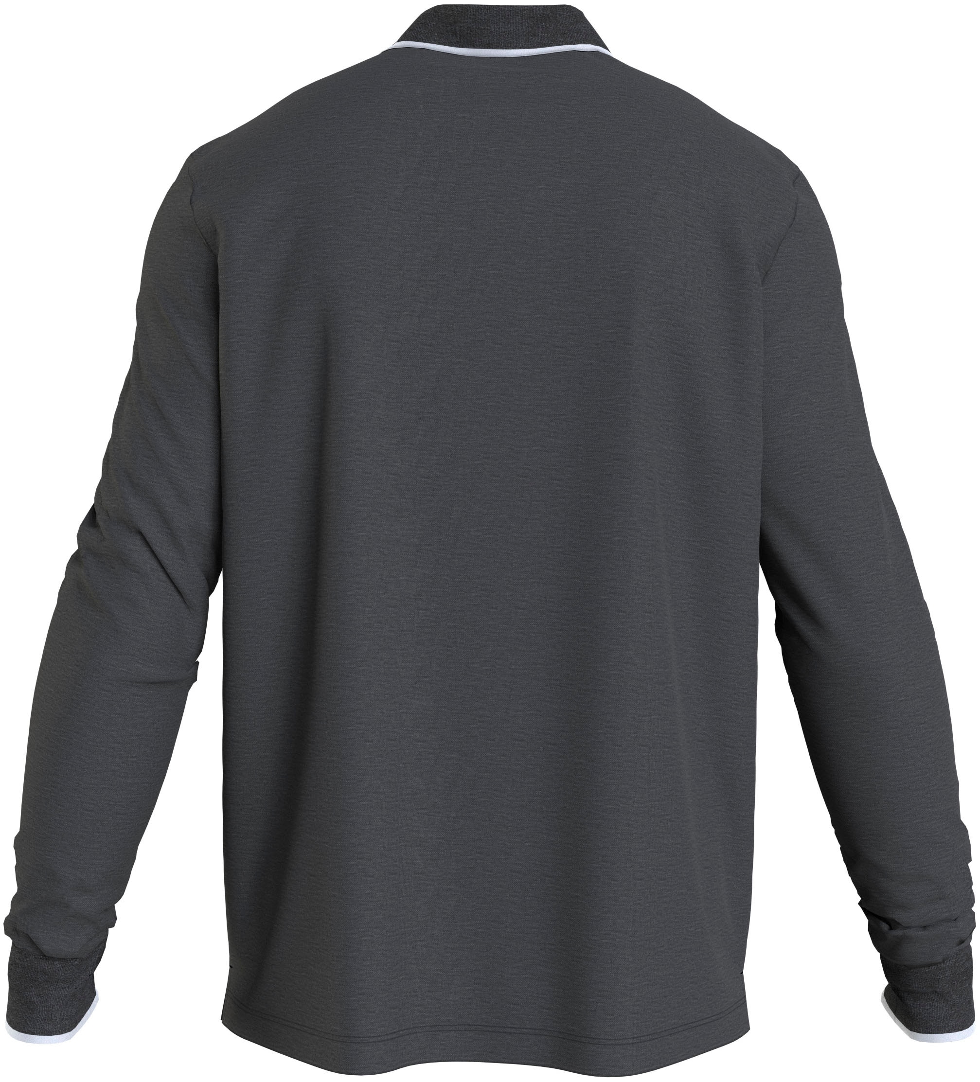 Calvin Klein Big&Tall Langarm-Poloshirt »BT_STRETCH PIQUE TIPPING LS POLO«, in großen Größen mit Logopatch