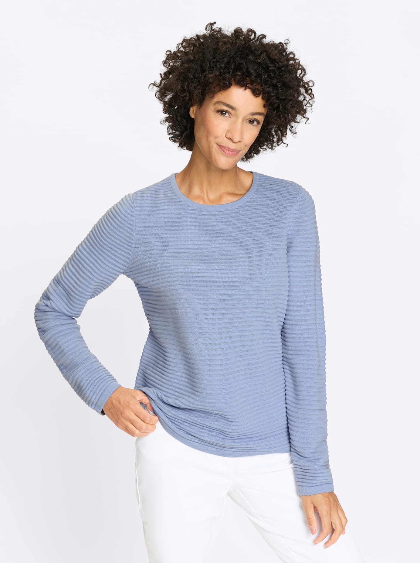   Rundhalspullover »Langarm-Pullover«