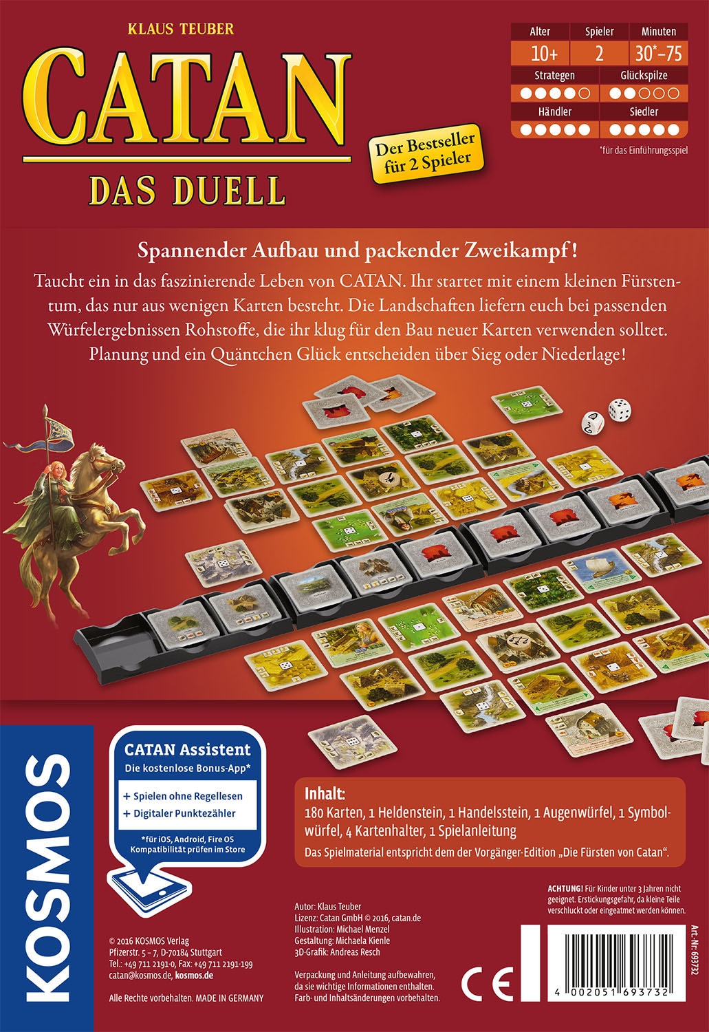 Kosmos Spiel »Catan - Das Duell«, Made in Germany