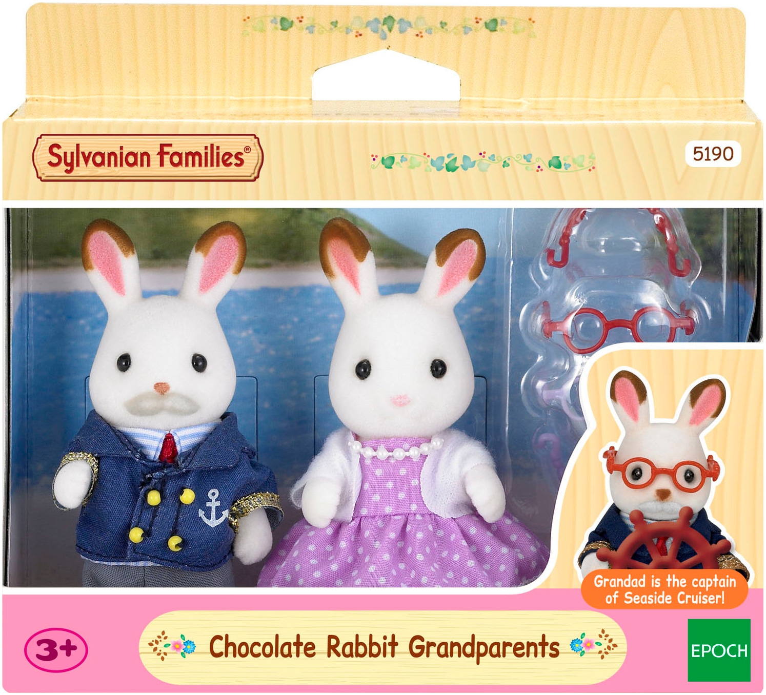 Sylvanian Families Spielfigur »Schokoladenhasen Großeltern (5190)«