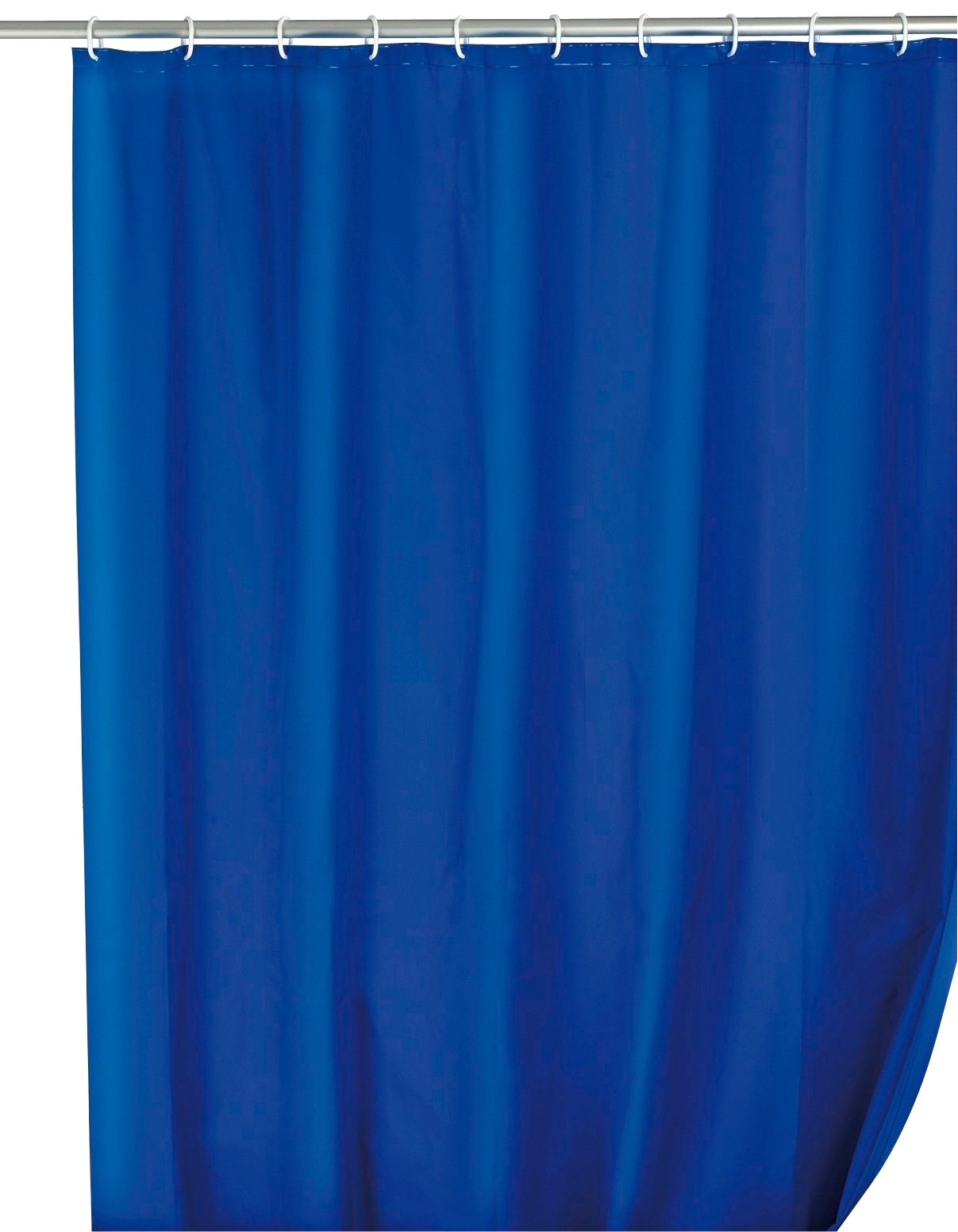 WENKO Duschvorhang »Uni«, Breite 180 cm, Höhe 200 cm, Textil (Polyester)