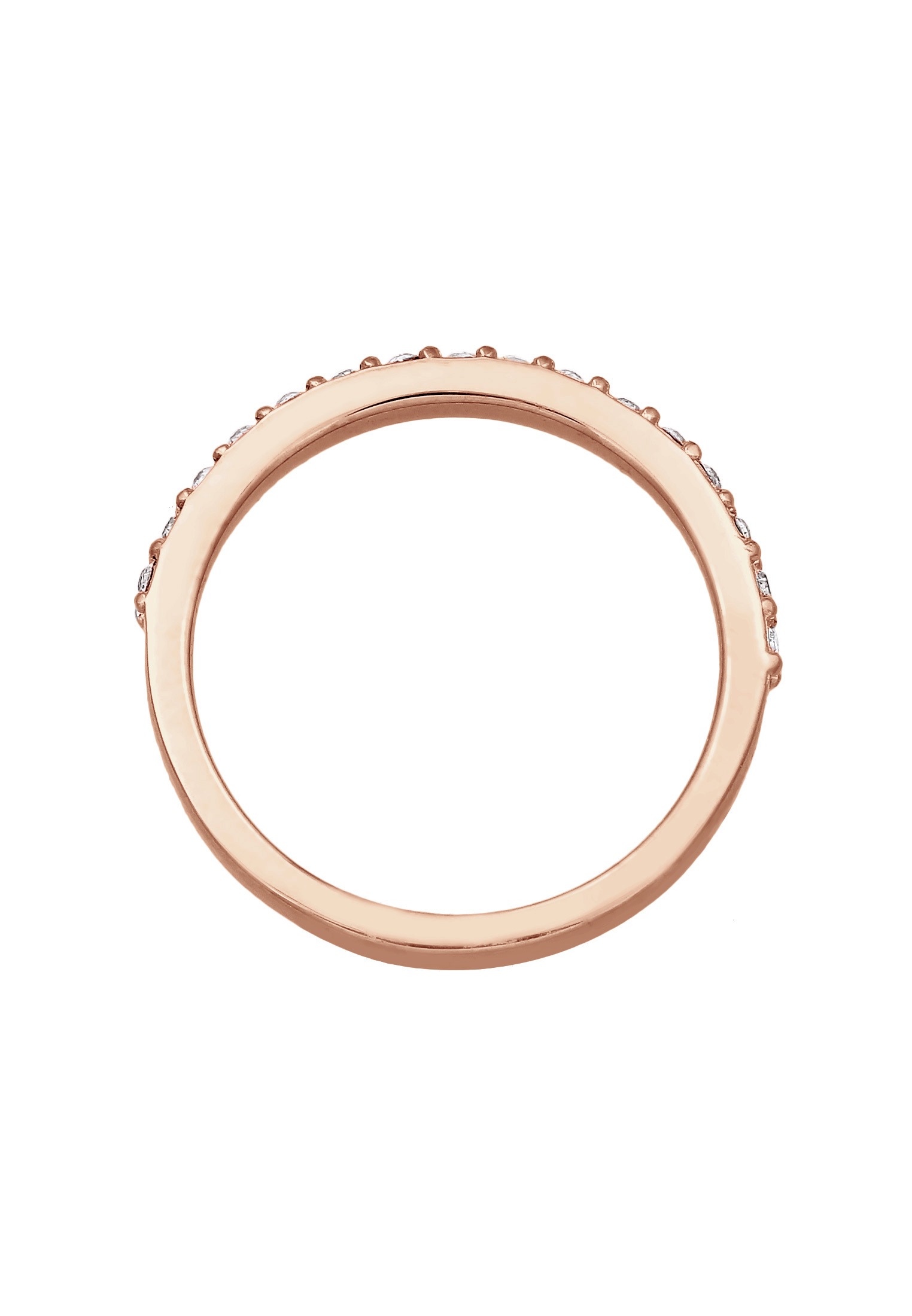 Elli Silberring »Ring Bandring Memoire 925 Silber, mit Kristallen von Swarovski®«
