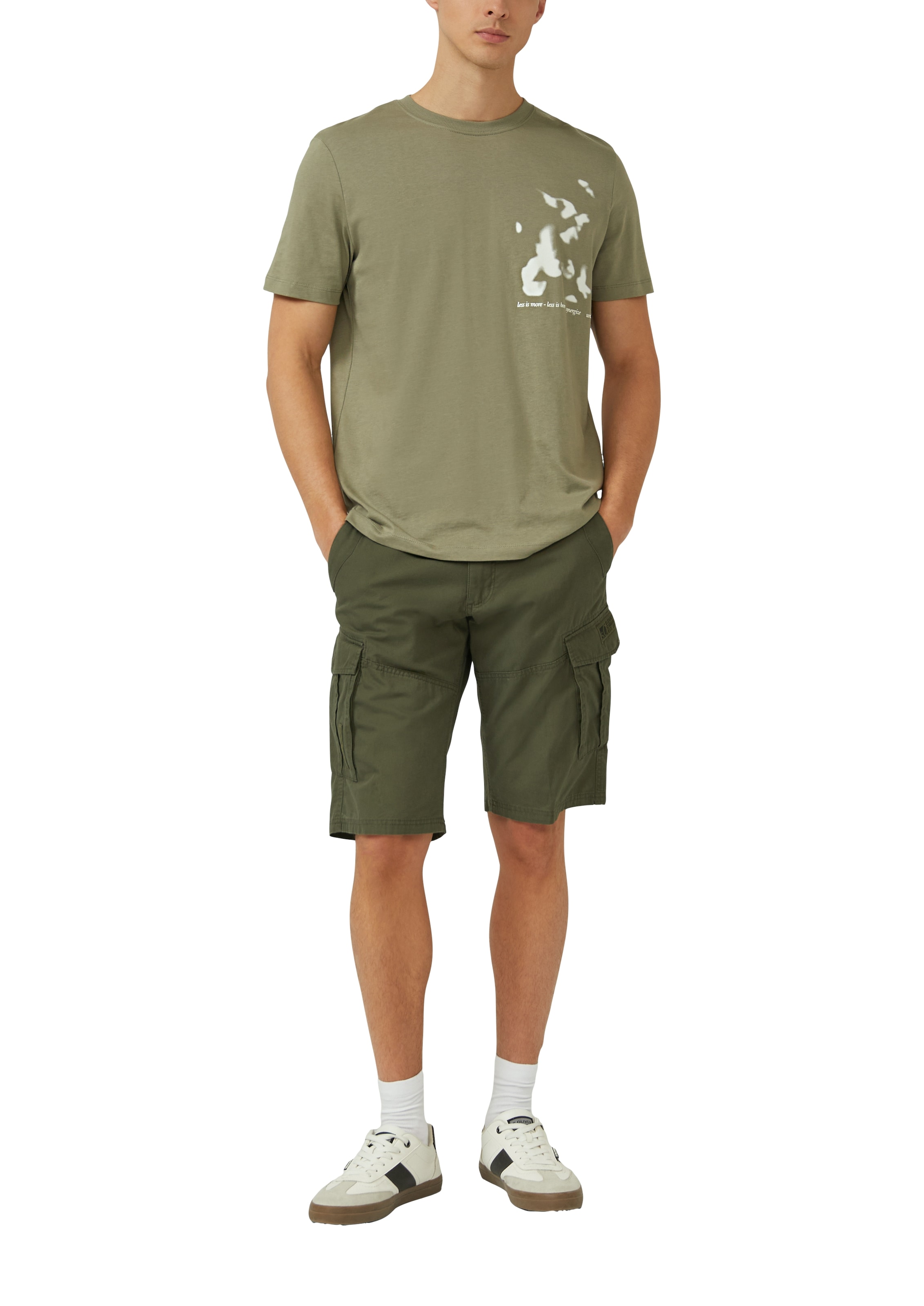 s.Oliver Cargobermudas  Ziernaht, Schmuck-Detail